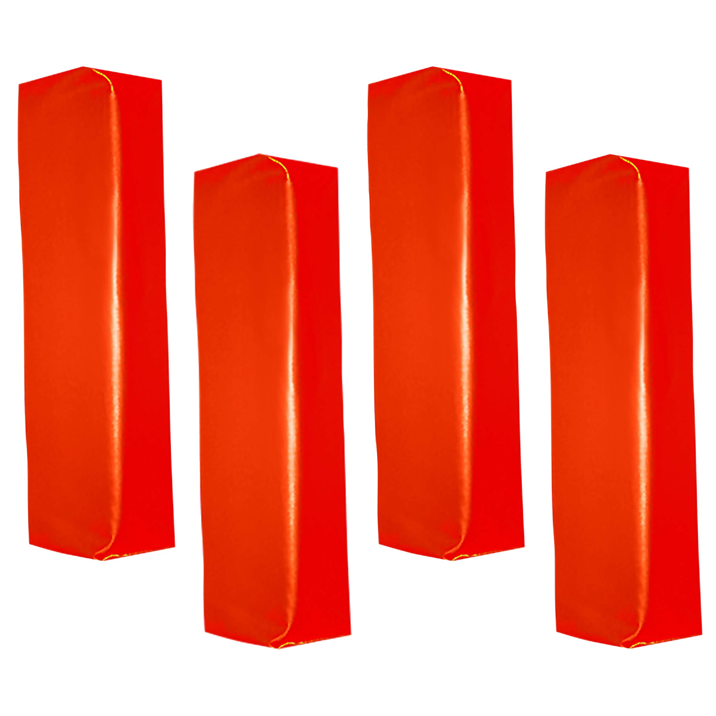 CHAMPRO Weighted End Zone Corner Football Pylons, Set of 4 (Orange)