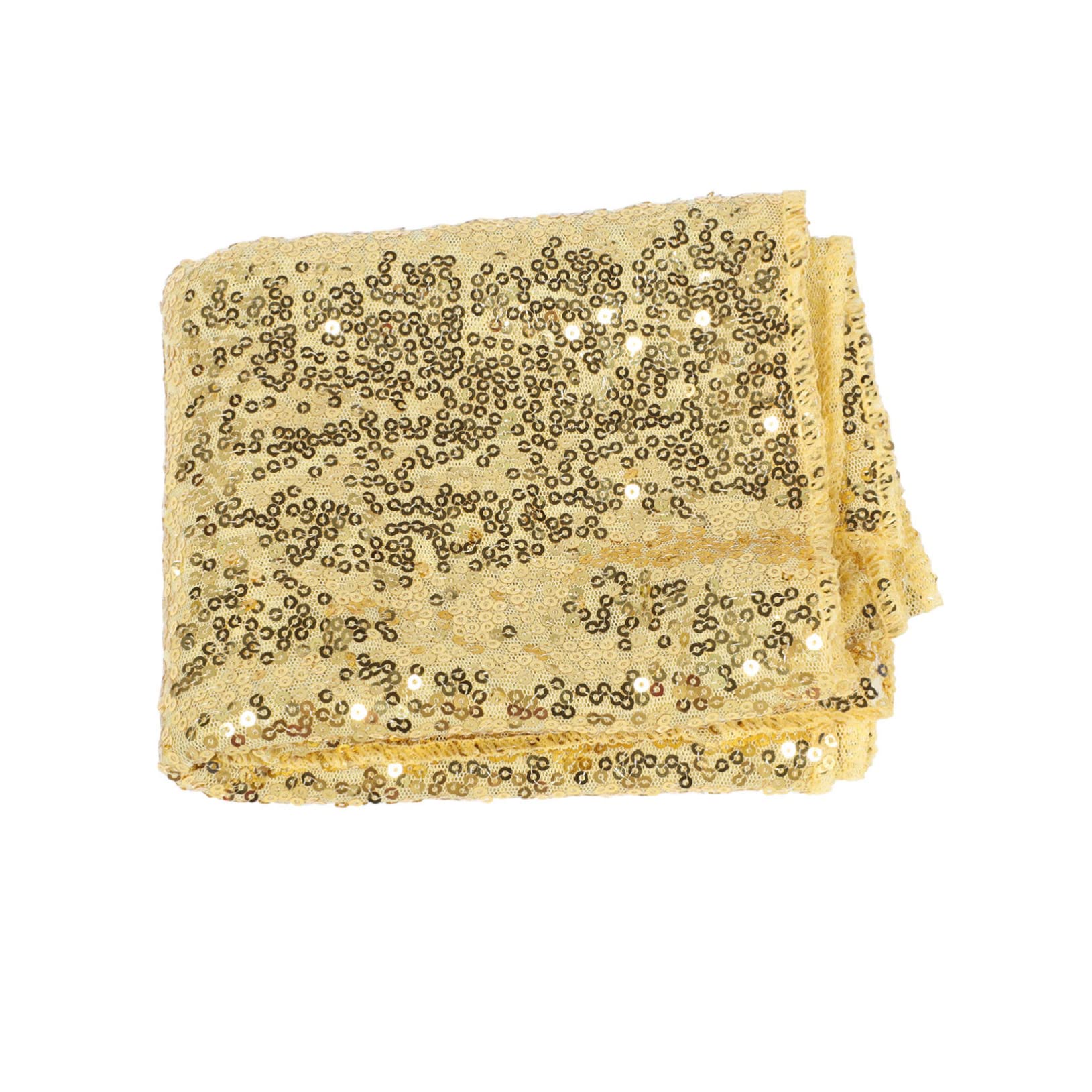 Nappe décorative et chemin de table sequins dorés mariages fêtes OUNONA