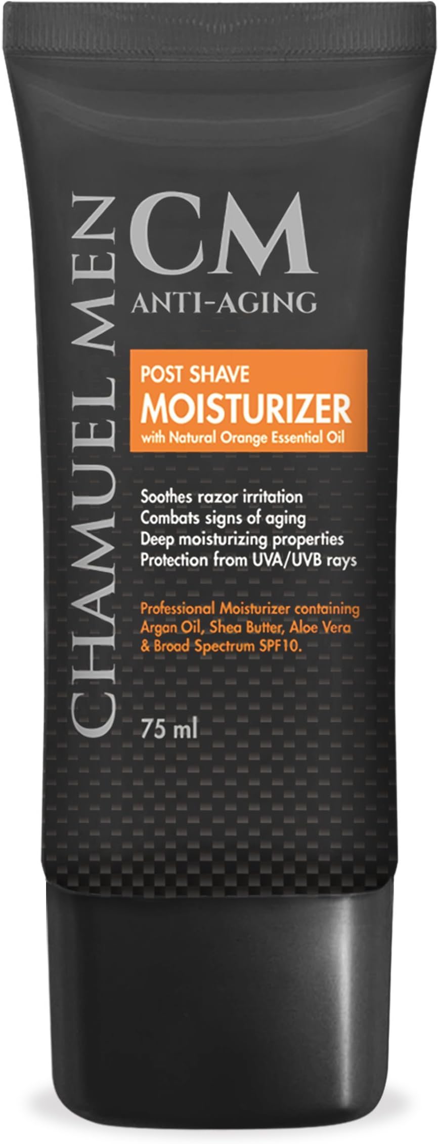 Anti Aging Daily Aftershave for Men - All Natural Mens Face Cream and Moisturizer with Argan, Shea & Aloe Facial Fuel for Sensitive, Dry, Oily or Combo Skin, 2.6 oz