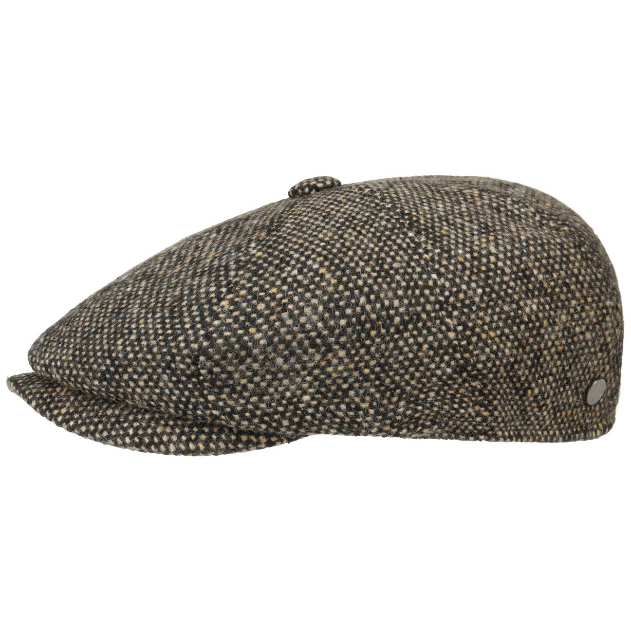 Lierys Tweed Winter Gorra con Visera Plana con algodón Forro Interior Made in Italy Mujer Hombre Otoño Invierno