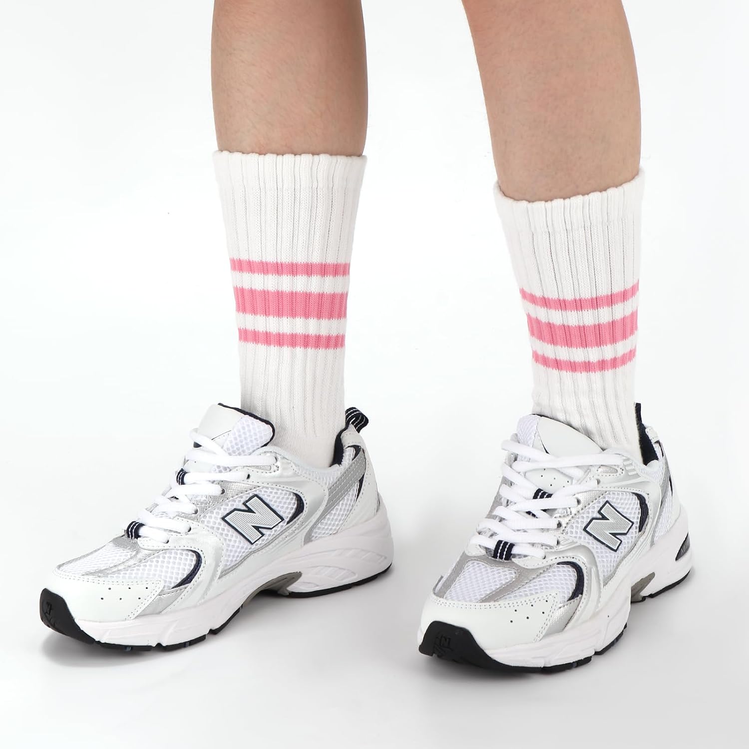 Ultrafun 3/5 Pairs Women's Scrunch Crew Socks Cotton Retro Boot Calf Slouch Socks Sports Casual - Image 7