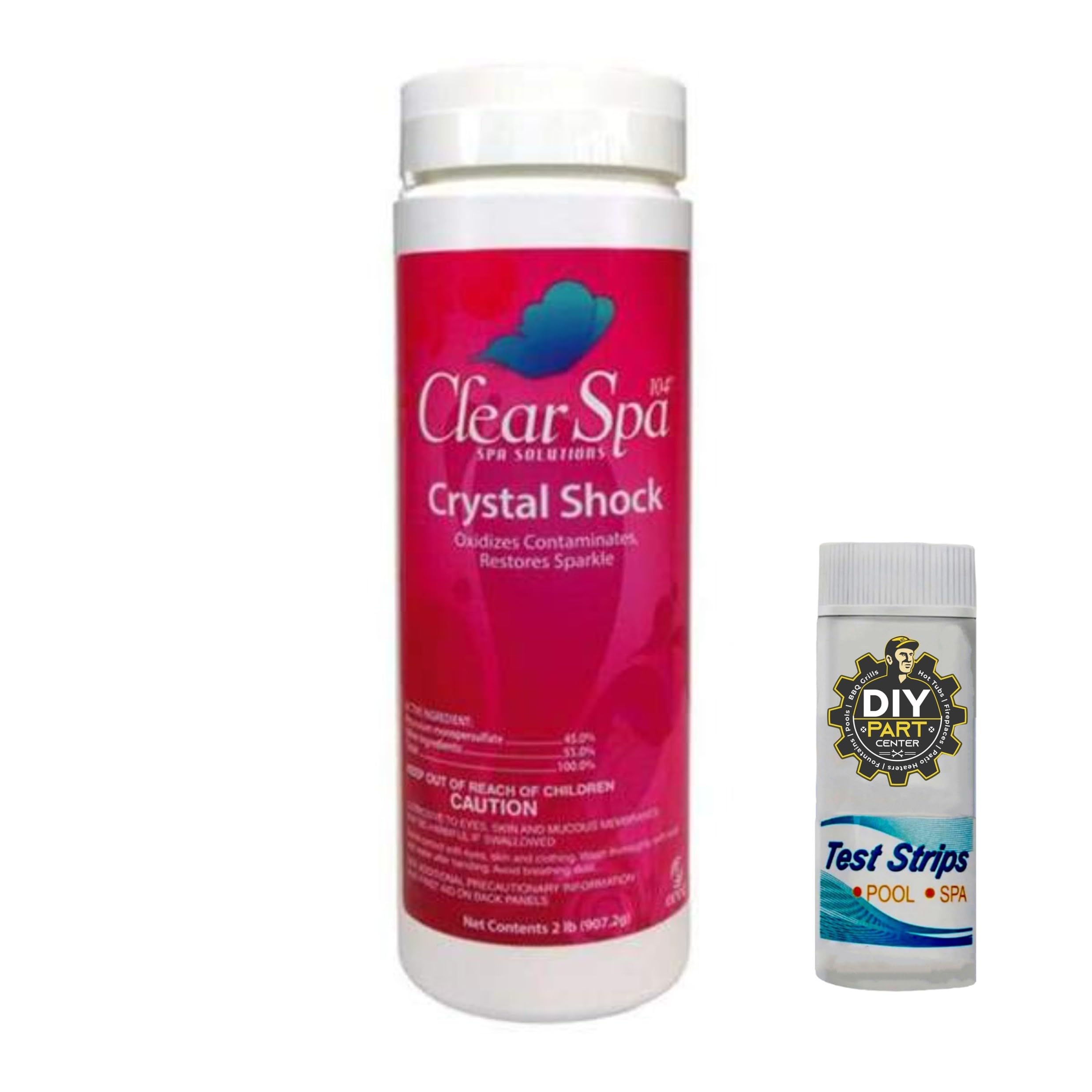 Hot Tub Spa Chemical Crystal Shock Clear Spa Solutions CSPM002