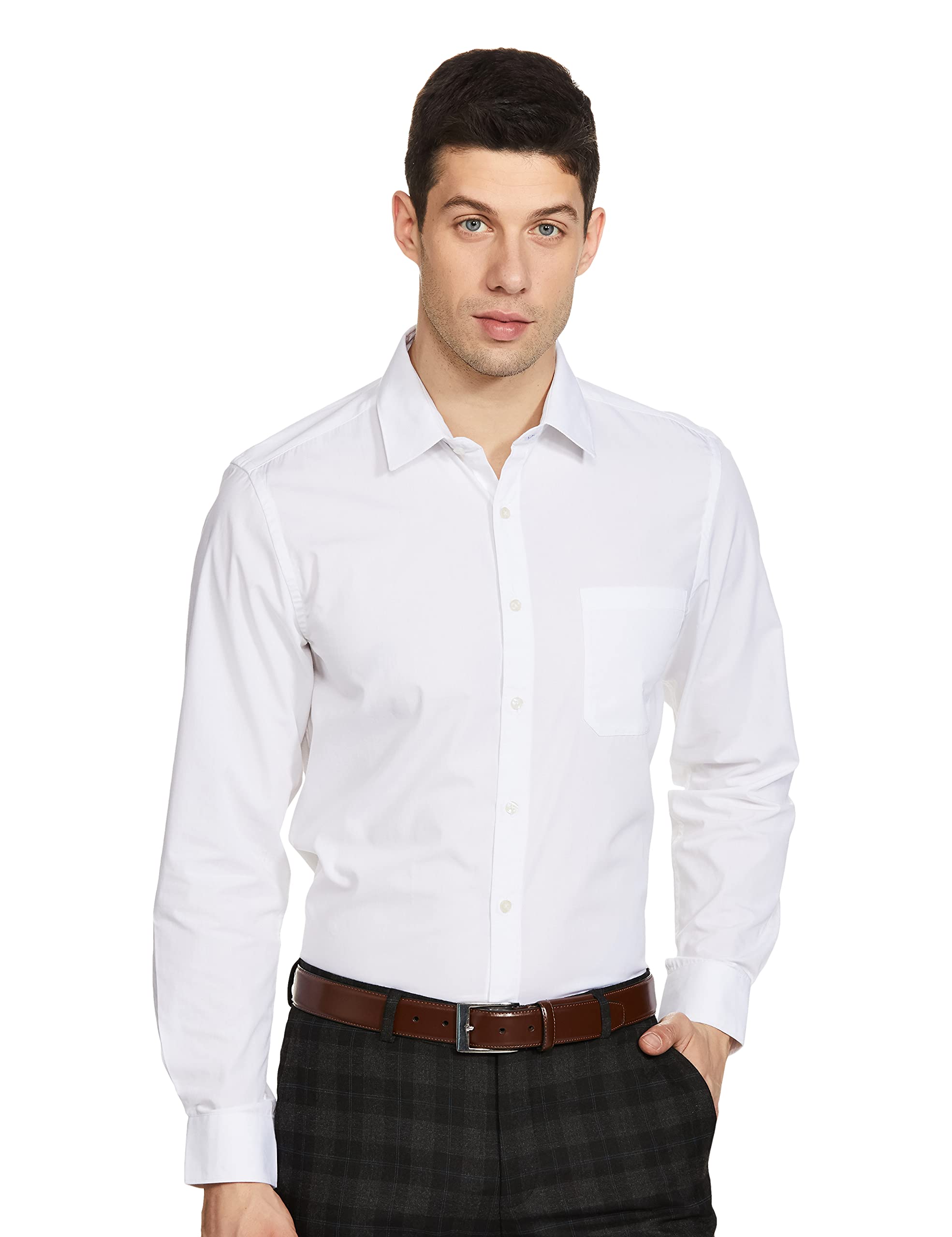 MaxMen Solid Slim Fit Formal Shirt