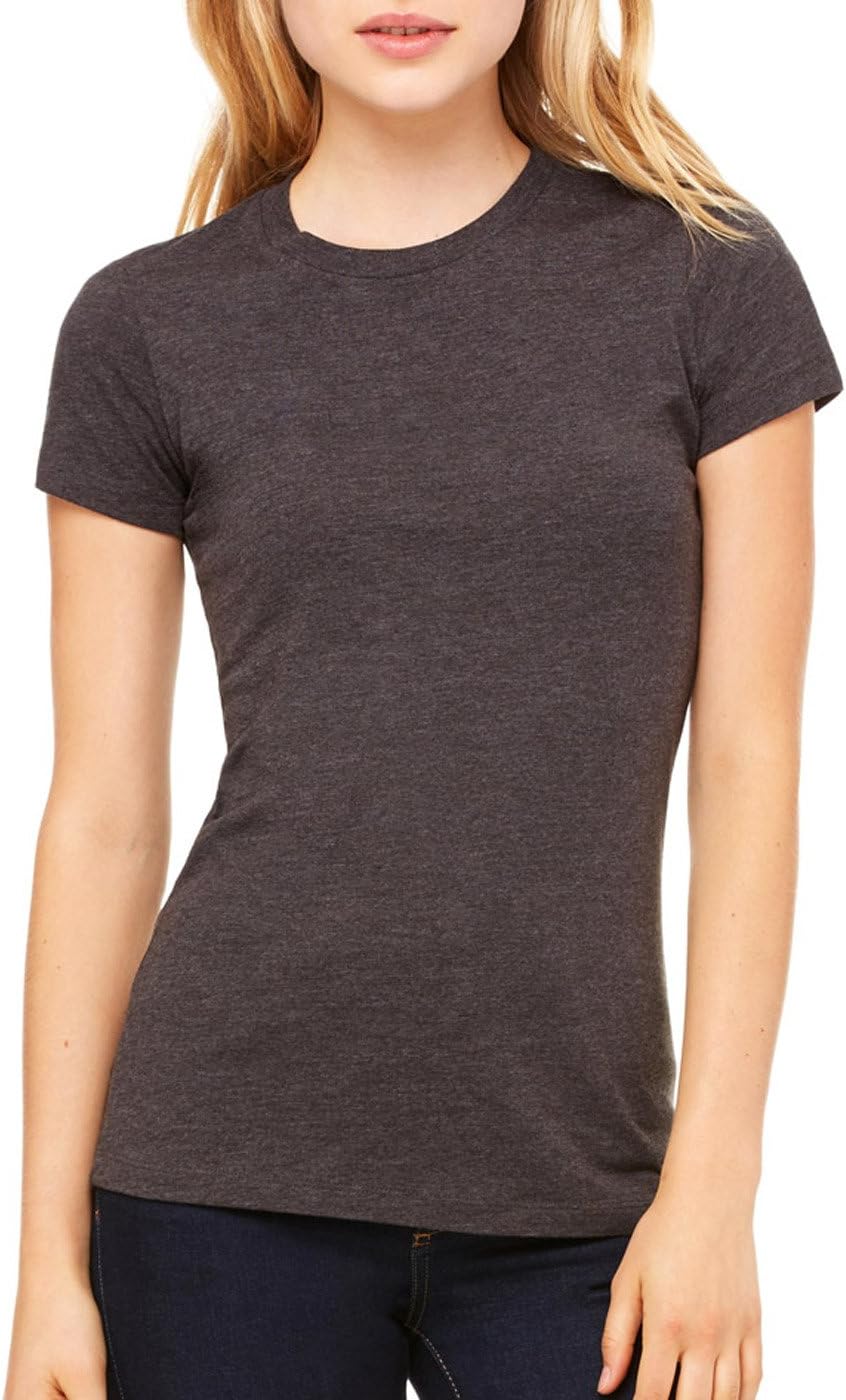 Bella Canvas Ladies The Favorite T-Shirt, XL, Dark Grey Heather - Image 2