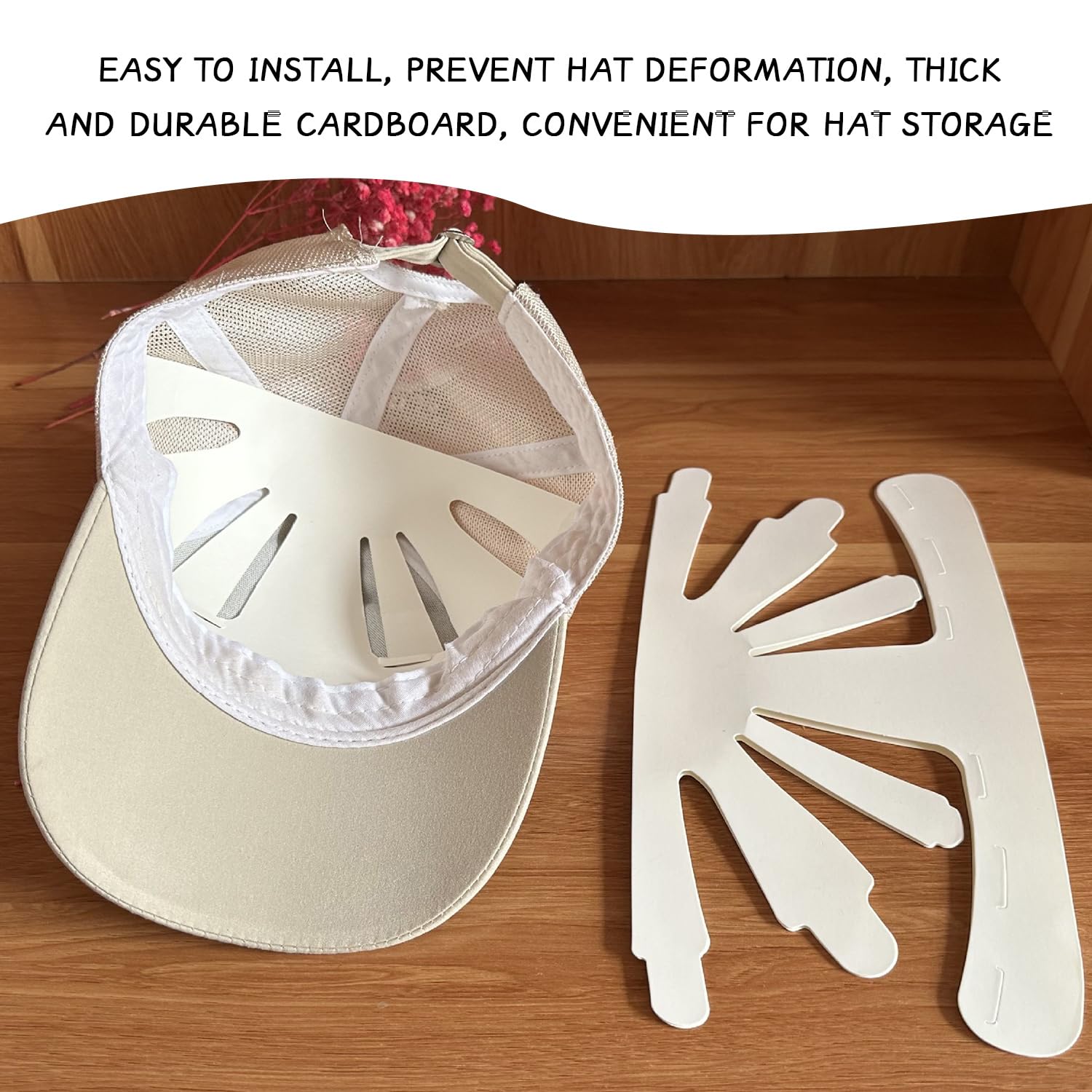 12 Pcs Organizzatore Di Cappelli Da Baseball Porta Cappellini Del - Foto 2