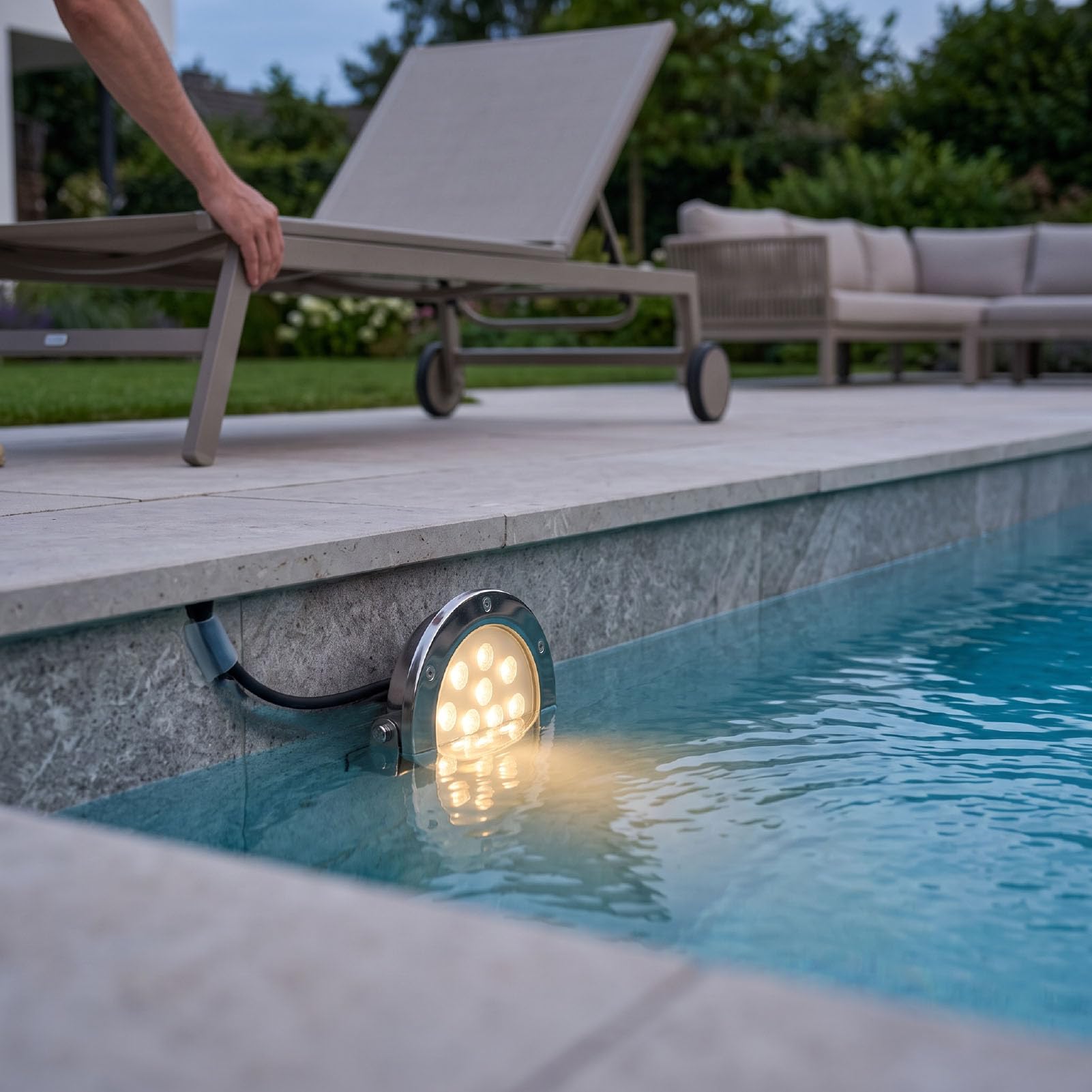 9W IP68 LED-Unterwasserleuchte aus Edelstahl