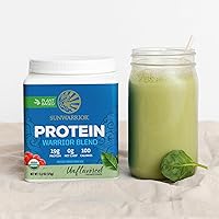 Vista 77 de Sunwarrior - Warrior Blend, base vegetal, proteína vegana cruda con guisantes y cáñamo, SWB BVAN375, Vainilla, 1