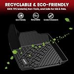 LASFIT Floor Mats for Jeep Grand Cherokee 2016-2021 & Dodge Durango 2016-2026 (Fit 5 Seats & 7 Seats) & Jeep Grand Cherokee WK 2022, All Weather Custom Fit Car Mats, TPE for Jeep Accessories