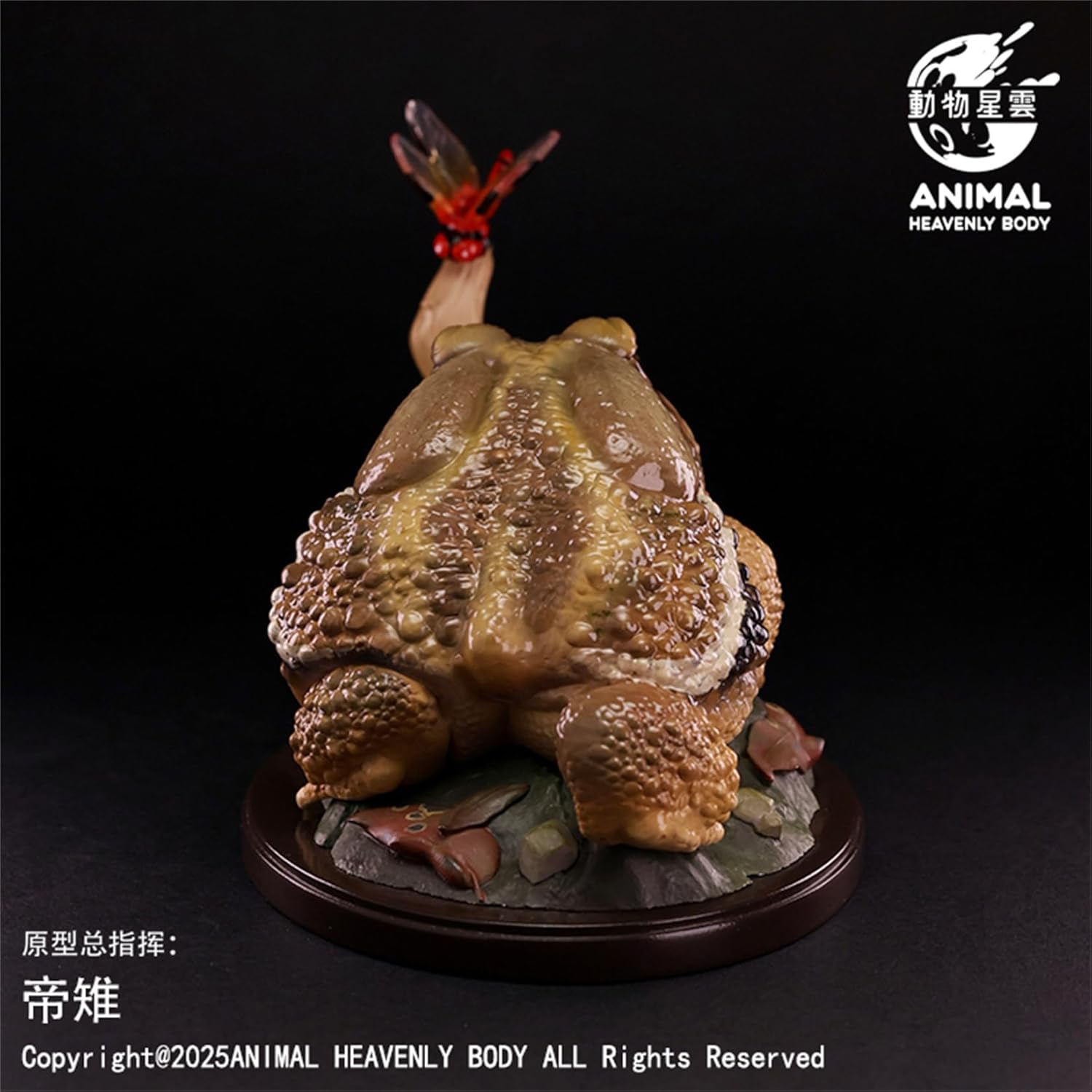 【動物の惑星】赤字覚悟★ジオラマ第5弾_アジアヒキガエル!! フィギュア 動物惑星 シーン編 第5弾 アジアヒキガエル 樹脂 12CM 台座付き