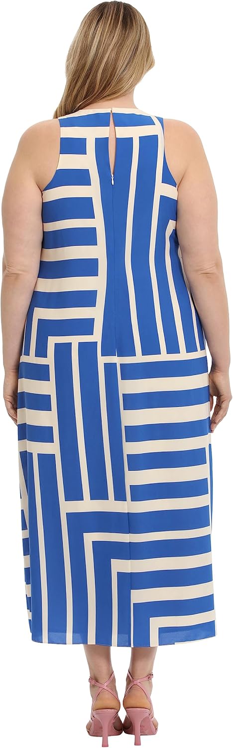 Donna Morgan Womens Sleeveless Halter Cut Maxi Dress Event Occasion Party Date Guest of - Image 7