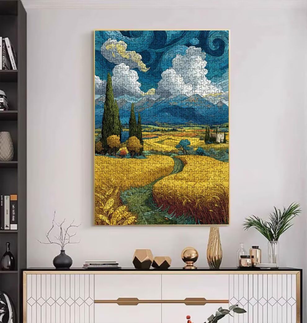 Puzzle 4000 Pezzi, Jigsaw Puzzle per Adulti, Campo Cielo BLQSBGA6-456