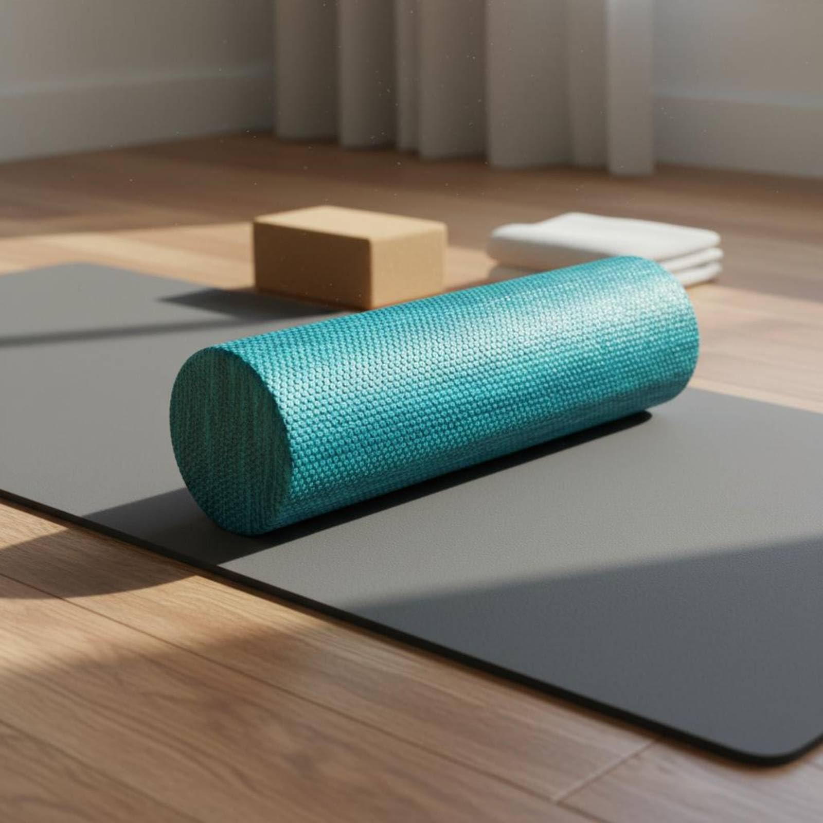Foam Roller Superficie Testurizzata Rullo in Schiuma Portatile Attrezzatura Fitness