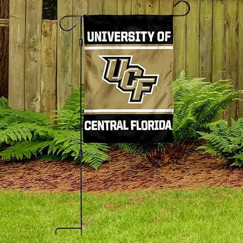 Miniatura 2 de Central Florida Knights - Juego de soporte para bandera y bandera de jardín