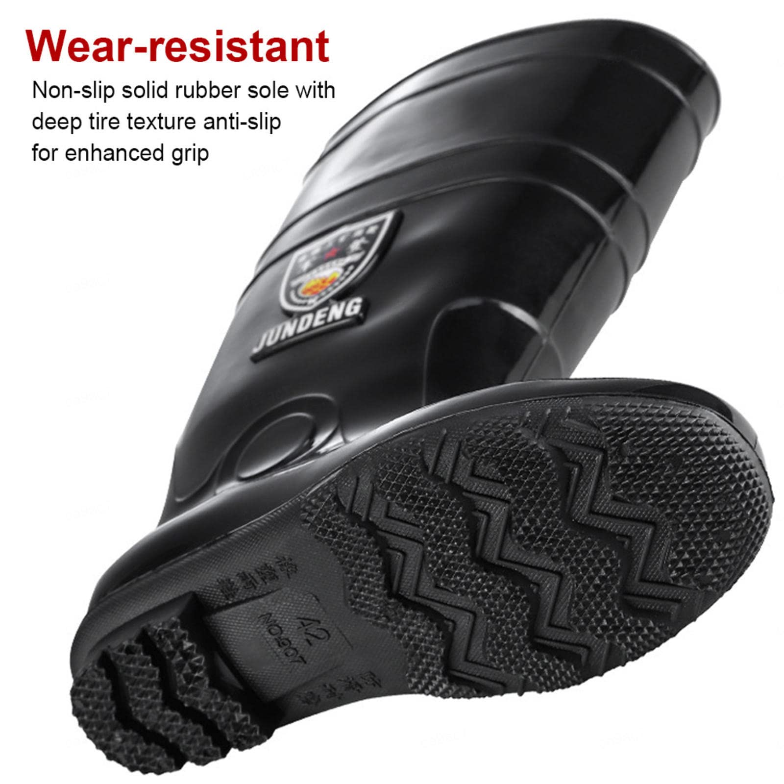 TAJAX Stivali wellington di sicurezza, stivali di gomma industriali completamente impermeabili e resistenti all'olio, 36-51EU scarpe da lavoro antiscivolo per adulti unisex