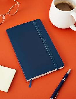 Moleskine Classic Notebook, Soft Cover, Large (5 x 8.25) Ruled/Lined, Sapphire Blue, 192 Pages
