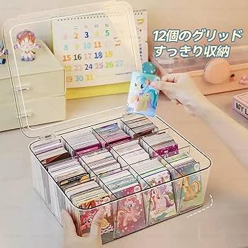 新商品!! カードケース ハンドル付き 透明 トレカ ストレージボックス 新商品!! カードケース ハンドル付き 透明 トレカ ストレージボックス