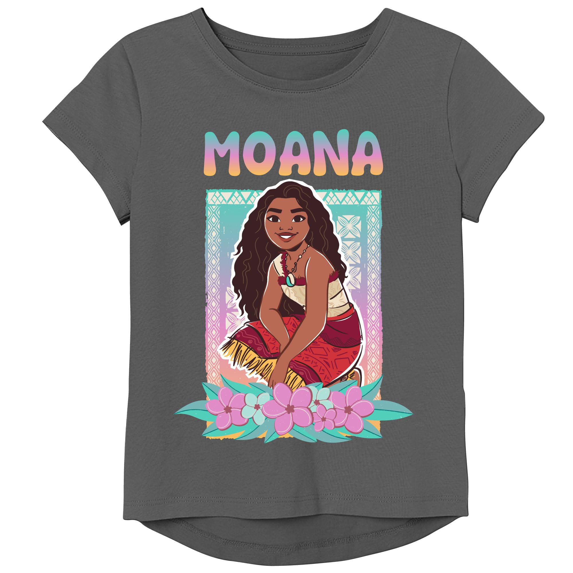Disney Girls' Disney's Moana 2 Short Sleeve T-Shirt - Moana, Simea, Maui - Girls Sizes 2-16