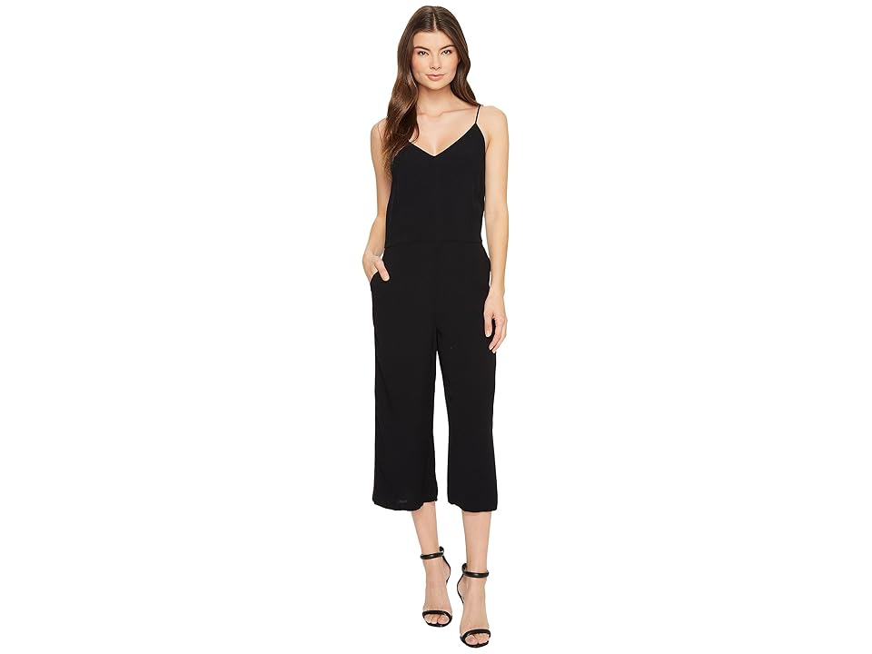 

Splendid Cropped Romper (Black) Women's Jumpsuit & Rompers One Piece