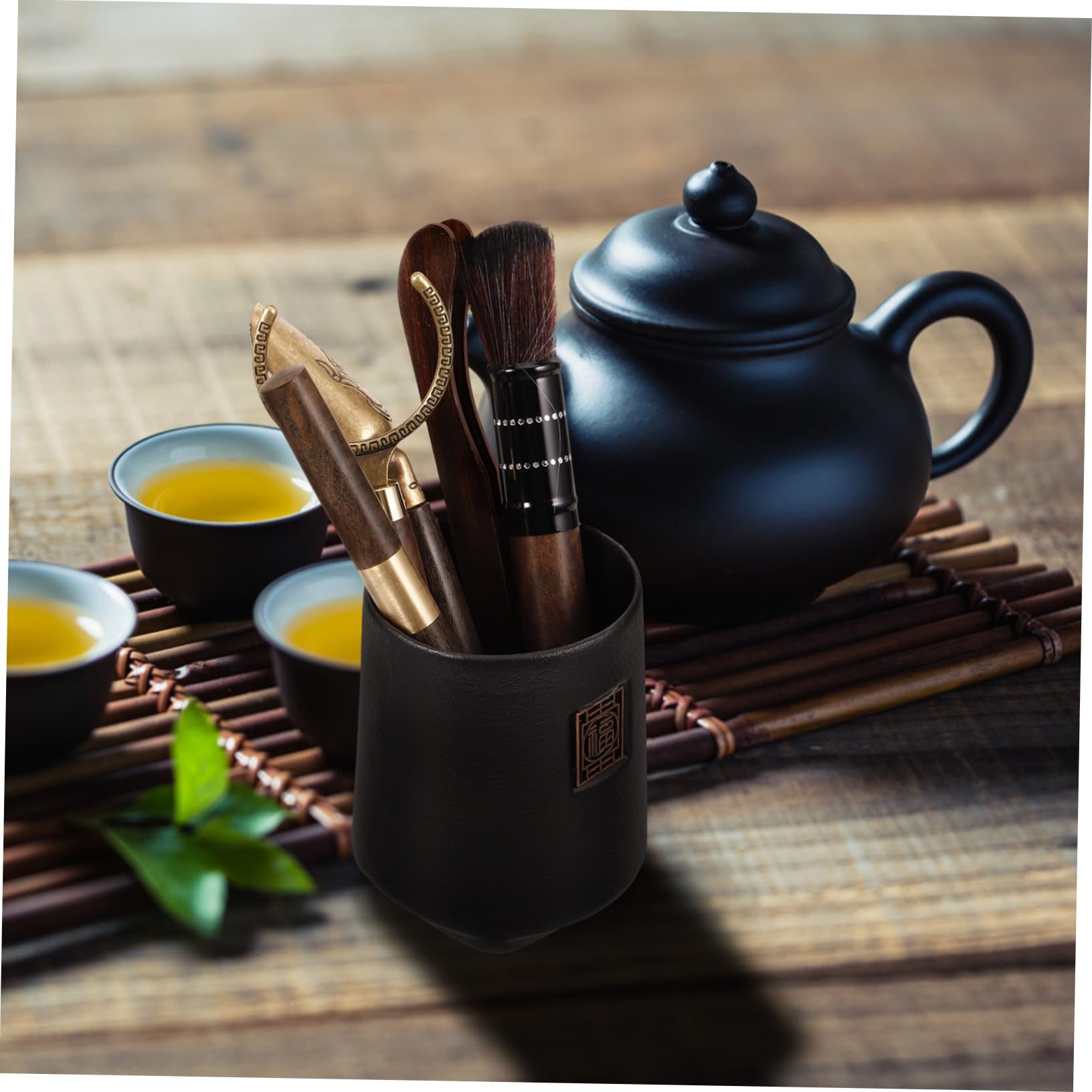 iplusmile 2sätze Teiliges Set Für Chinesische Teezeremonie Kung Fu Tee Utensilien Inkl Teelöffel Und Teescoop Für Losen Tee Elegantes Design Für Teeliebhaber
