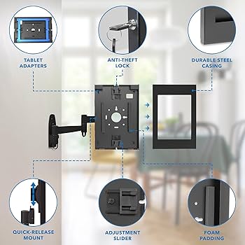 Amazon.com: Mount-It! Anti-Theft Tablet Kiosk Wall Mount