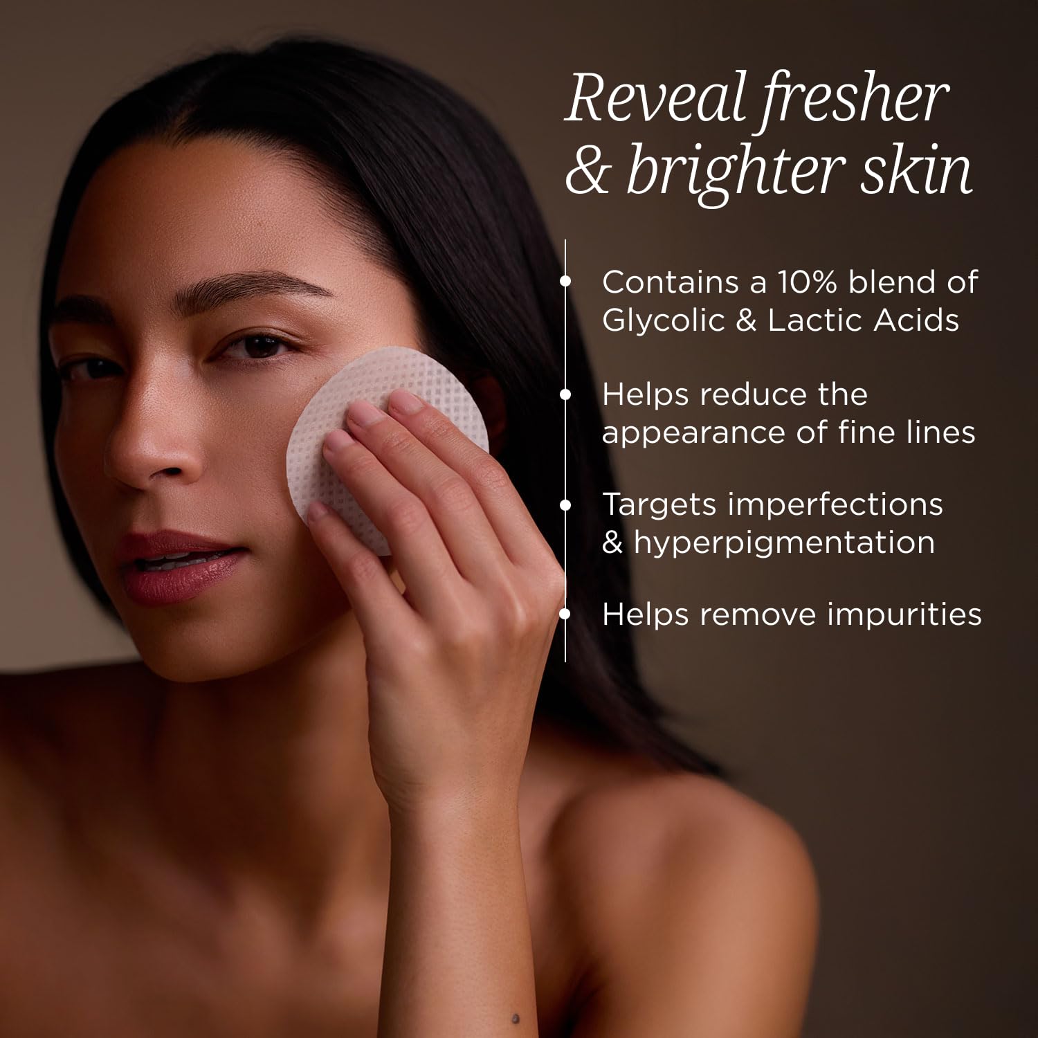 Colleen Rothschild Almohadillas de ácido glicólico con agave azul, tratamiento facial suave con fuerza de spa para rejuvenecer, iluminar, suavizar y exfoliar la piel