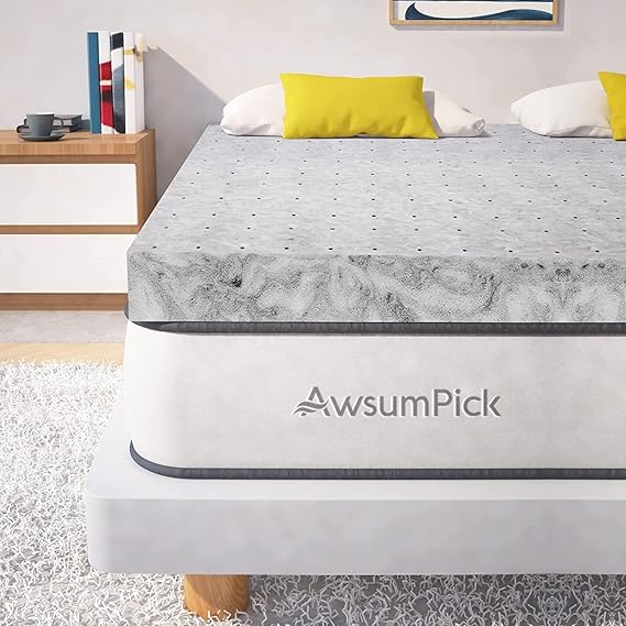 AwsumPick Mattress Topper Twin XL Memory Foam 2 Inch