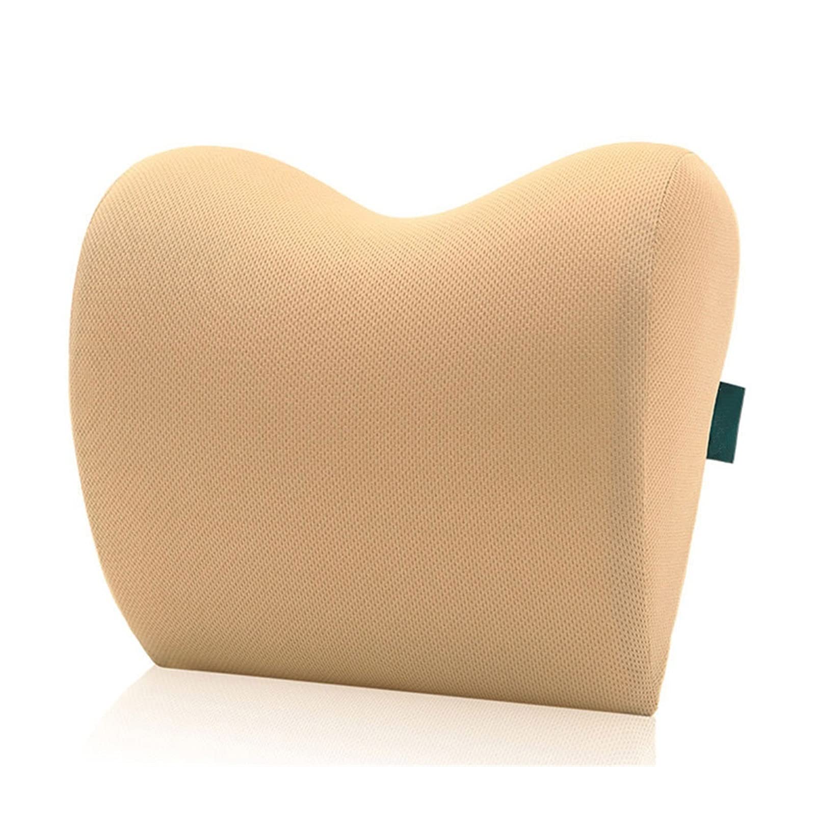 Poggiatesta per Auto, Auto con Spallacci Regolabili, Seggiolino Auto, Memory Foam Morbido Bilanciato, Cuscino da Viaggio per Alleviare Il Dolore al Collo (Color : Beige Pillow 1pc)