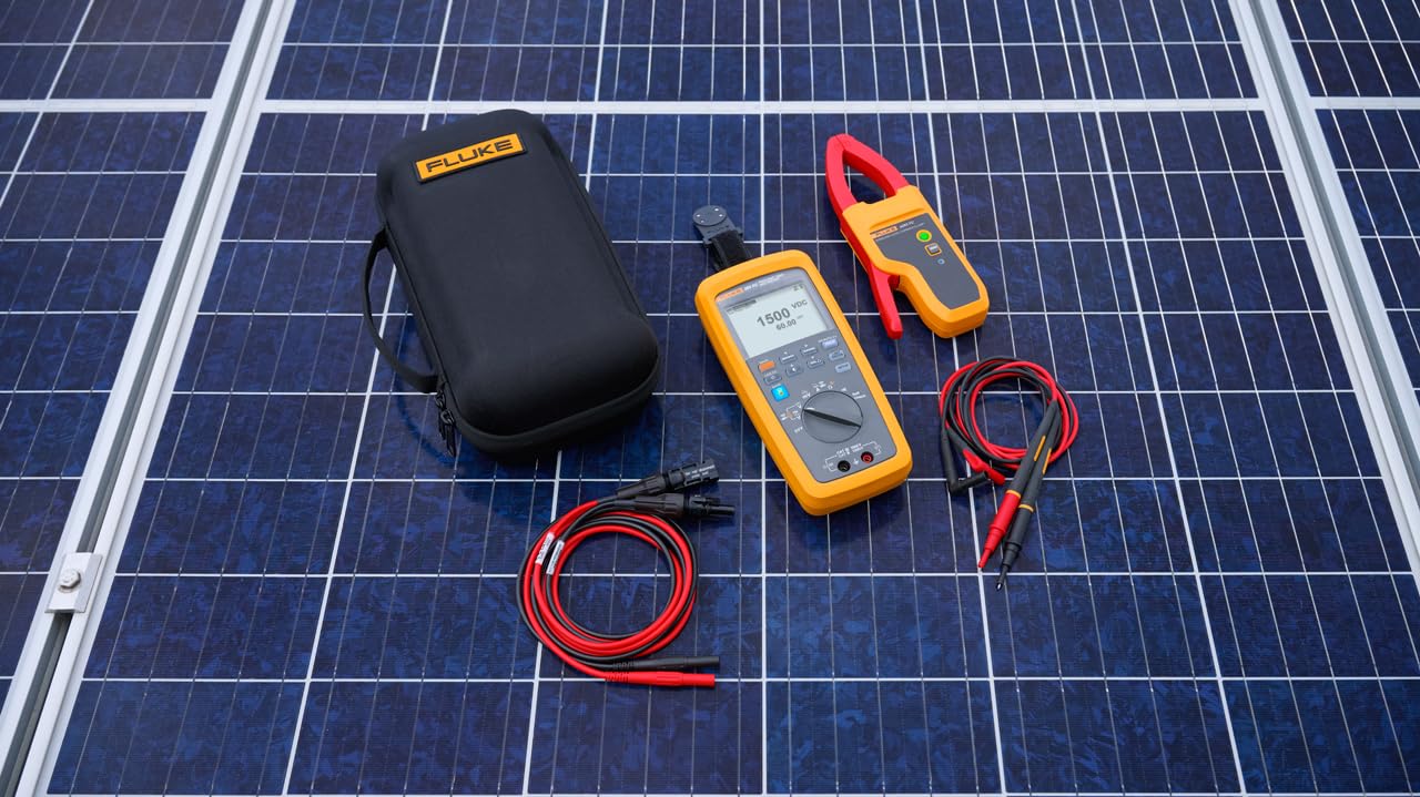 Multímetro digital Fluke 283 FC/PV para aplicaciones solares con pinza amperimétrica inalámbrica