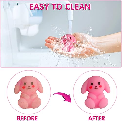 Miniatura 5 de 100 piezas Kawaii Squishies de recuerdos de fiesta para niños de 4 a 8 a 12 años, juguetes Mochi Squishy Toys Caja del tesoro Juguetes para premios