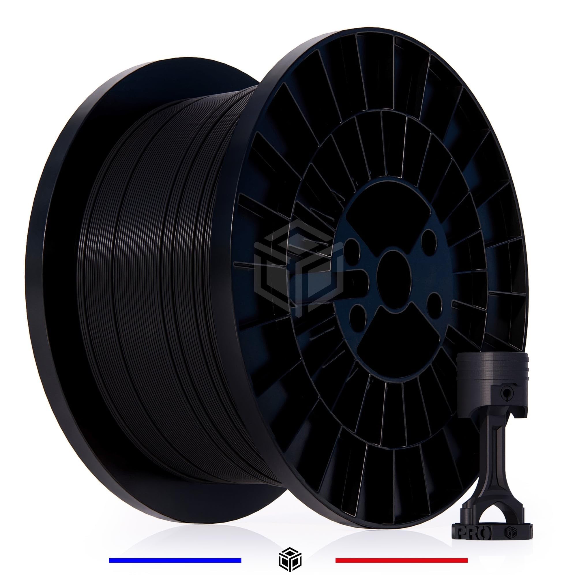 Czarny filament PETG do drukarki 3D, 1,75 mm, szpula 5 kg, dokładność wymiarowa ± 0,03 mm