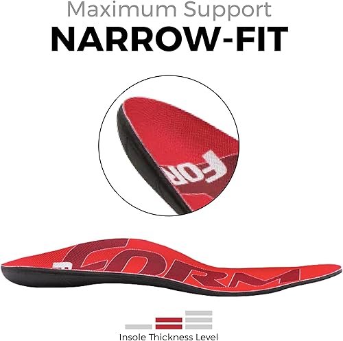 Miniatura 4 de Form Premium Narrow Insoles for Comfort & Maximum Pain Relief, Ideal for Narrow Shoes & Boots