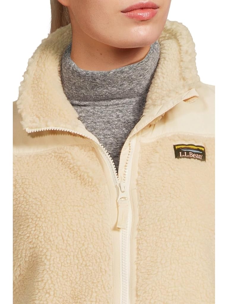 Gray L.L.Bean Bean's Sherpa Fleece Vest