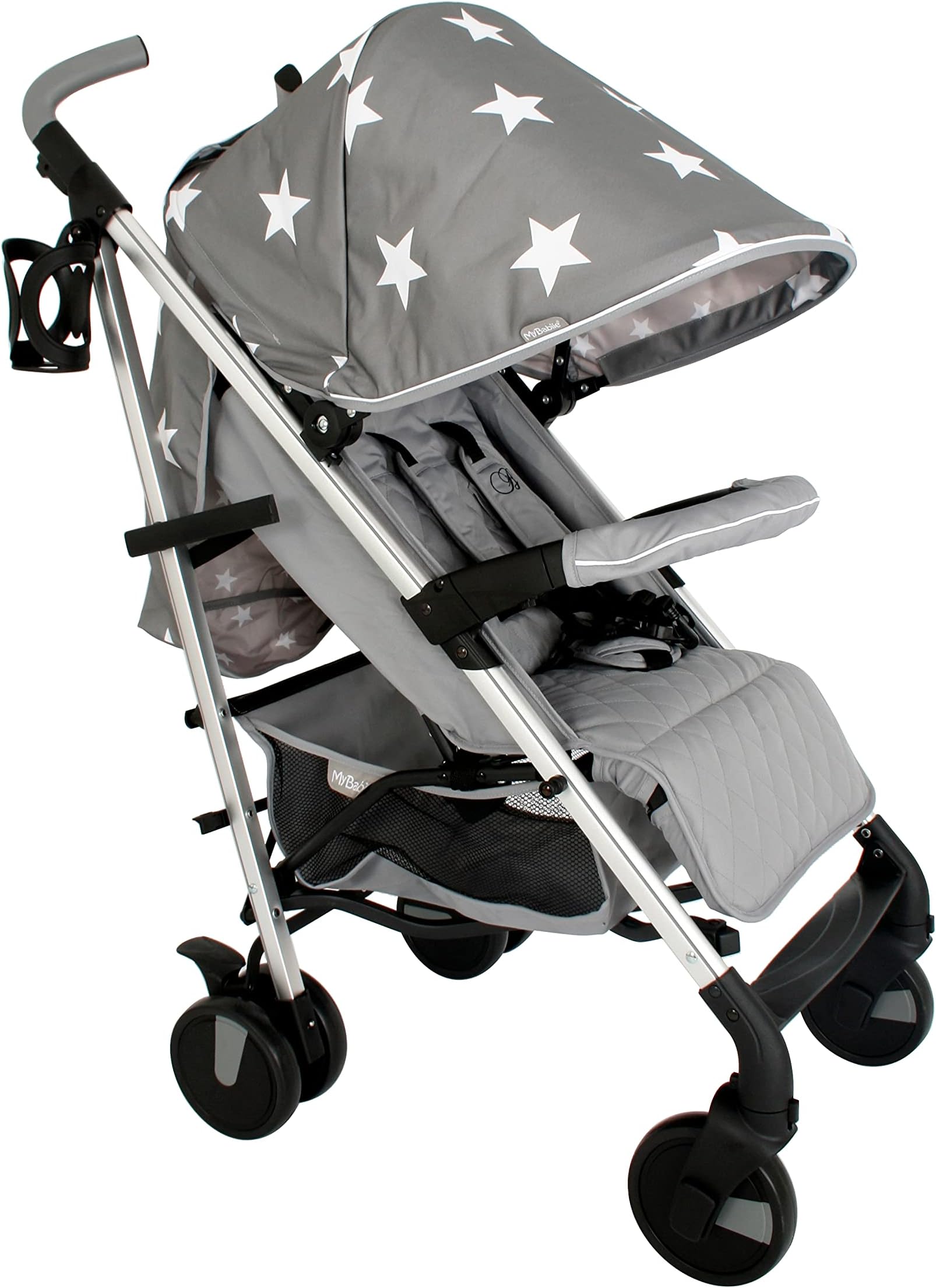 My Babiie Billie Faiers MB51 Grey Stars Stroller