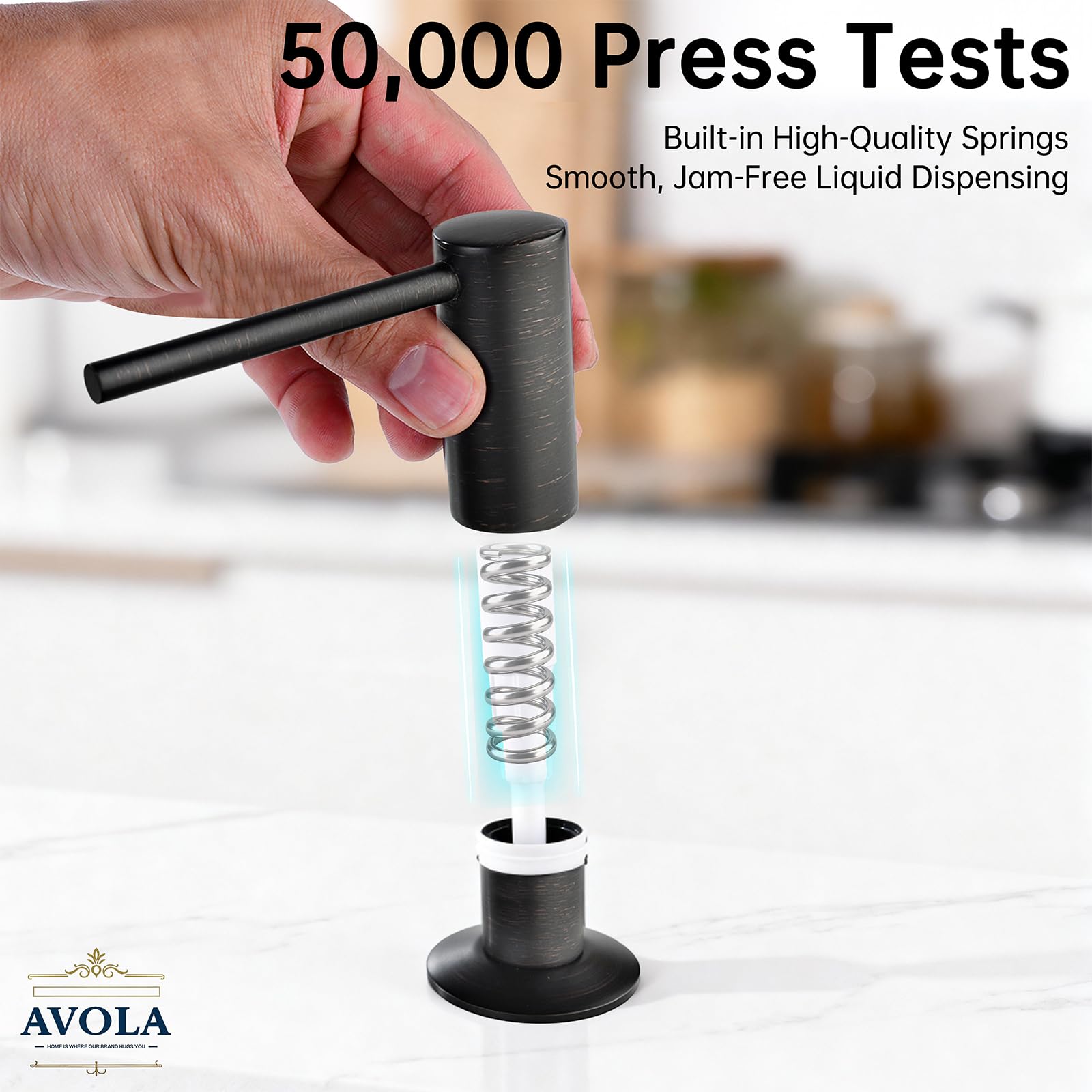 AVOLA dispensador de jabón grifo