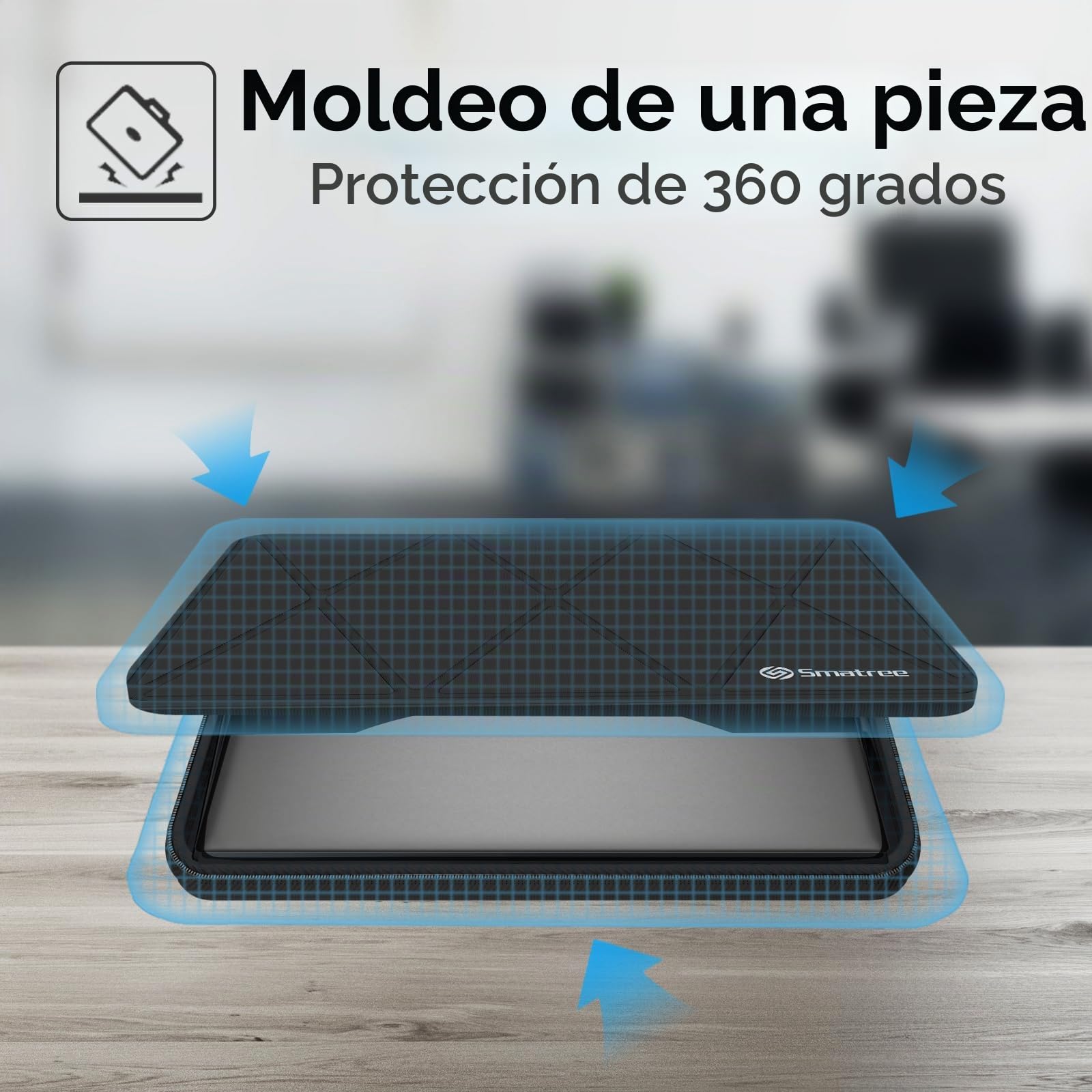 Smatree Funda Protectora rígida de EVA Compatible con Laptop Lenovo ThinkPad E16 Gen 1 de 16 Pulgadas, para Lenovo IdeaPad Slim 5i/5, para portátil IdeaPad Pro 5i Bolsa Impermeable (X8283)