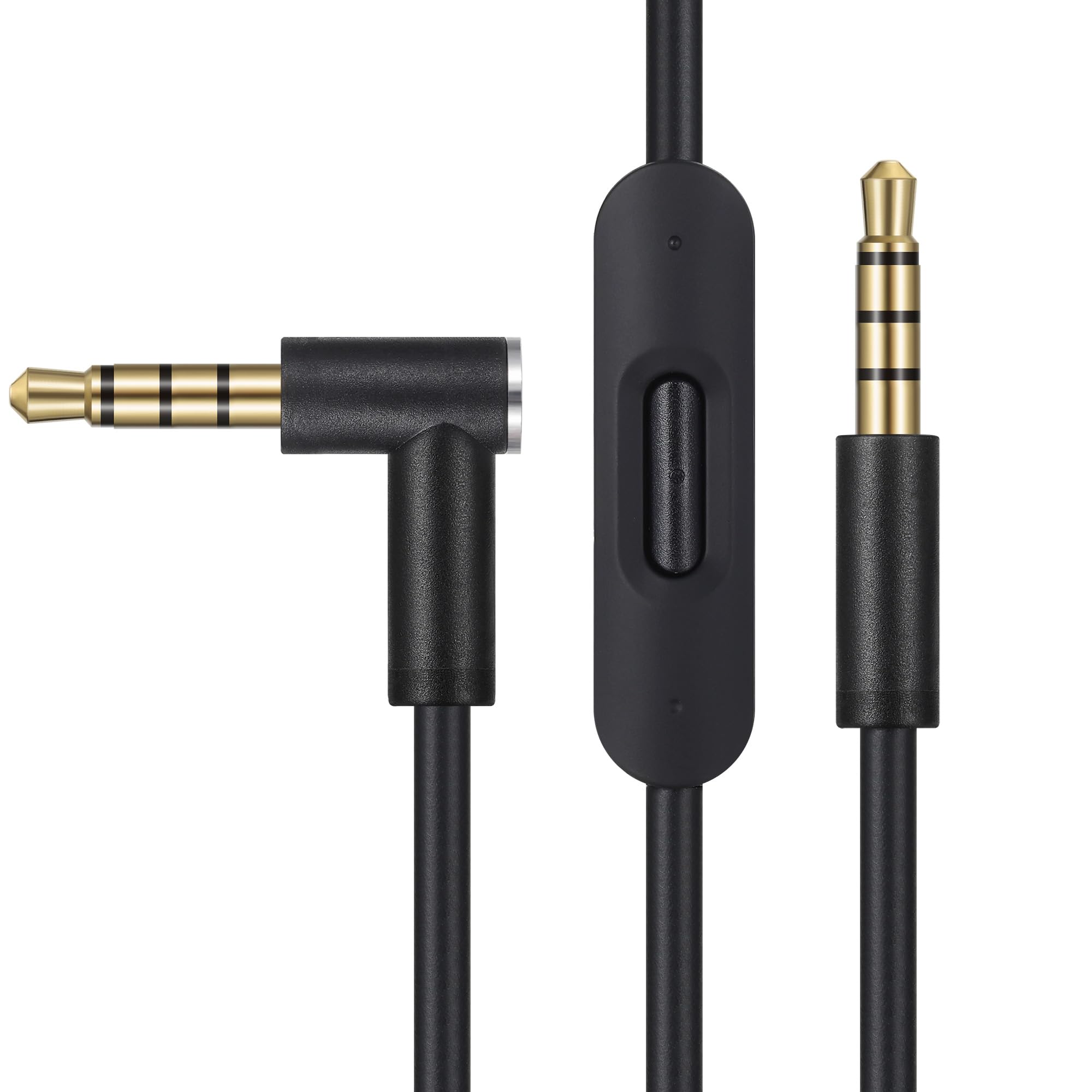 Photo 1 of cipher Replacement Audio Cable Cord Wire, Compatible with Beats Headphones Studio Solo Pro Detox Mixr Executive Pill with in Line Mic and Control (Black)
