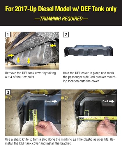 Miniatura 2 de Tyger Auto Estribos elevadores de 6 pulgadas compatibles con Chevy Silverado GMC Sierra 1500 2007-2018 2007-2019 2500 3500HD 2019 LDLimited  Crew