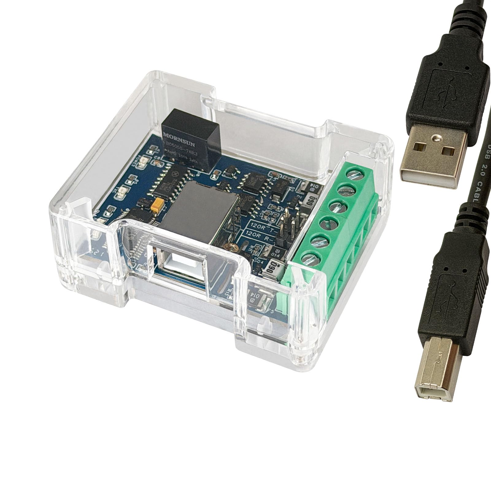 DSD TECH SH-U11F Isolated USB to RS485 RS422 Converter Built-in FTDI chip for Industrial Application