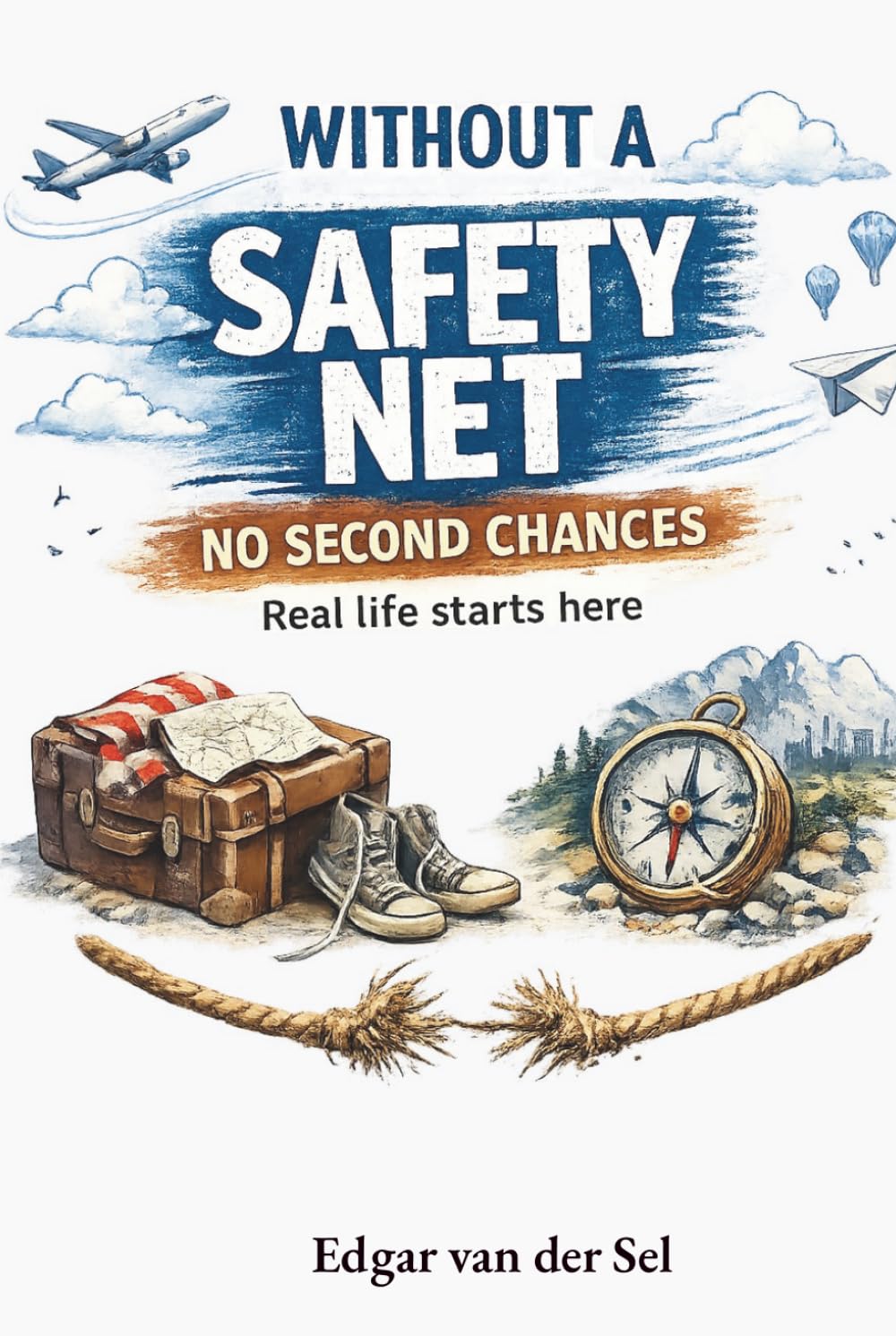 WITHOUT A SAFETY NET NO SECOND CHANCES: Real life starts here