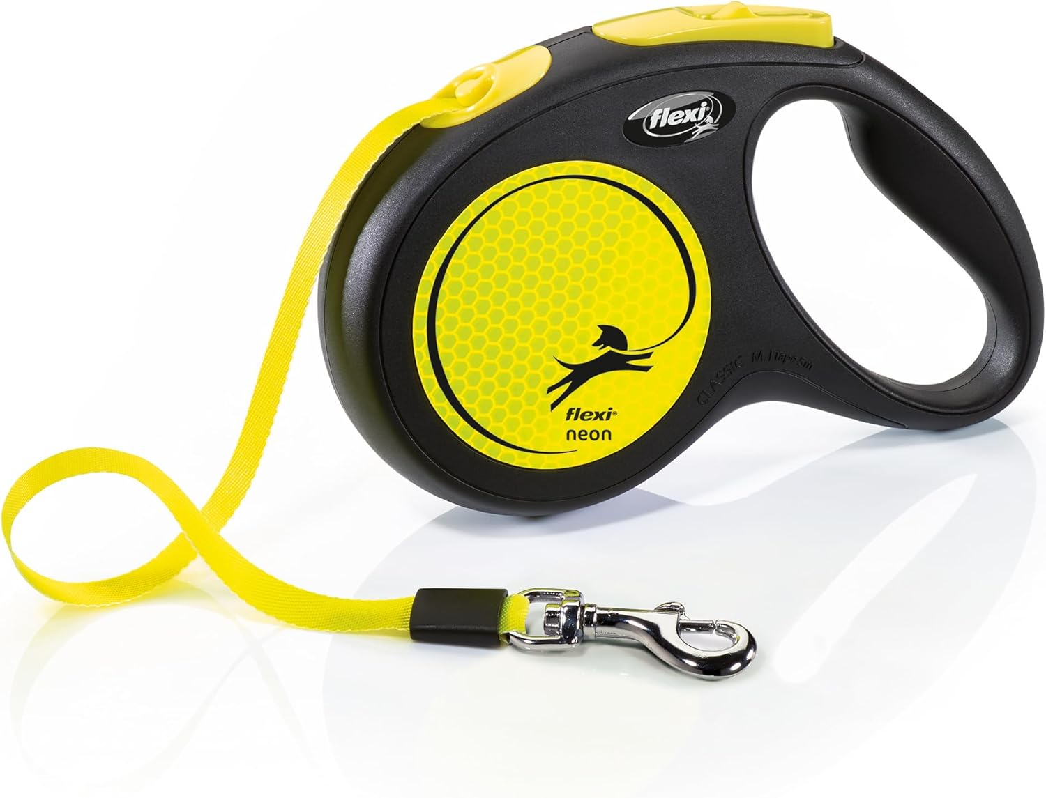 Automatic Leash Flexi New Classic Neon M 5 M Cable