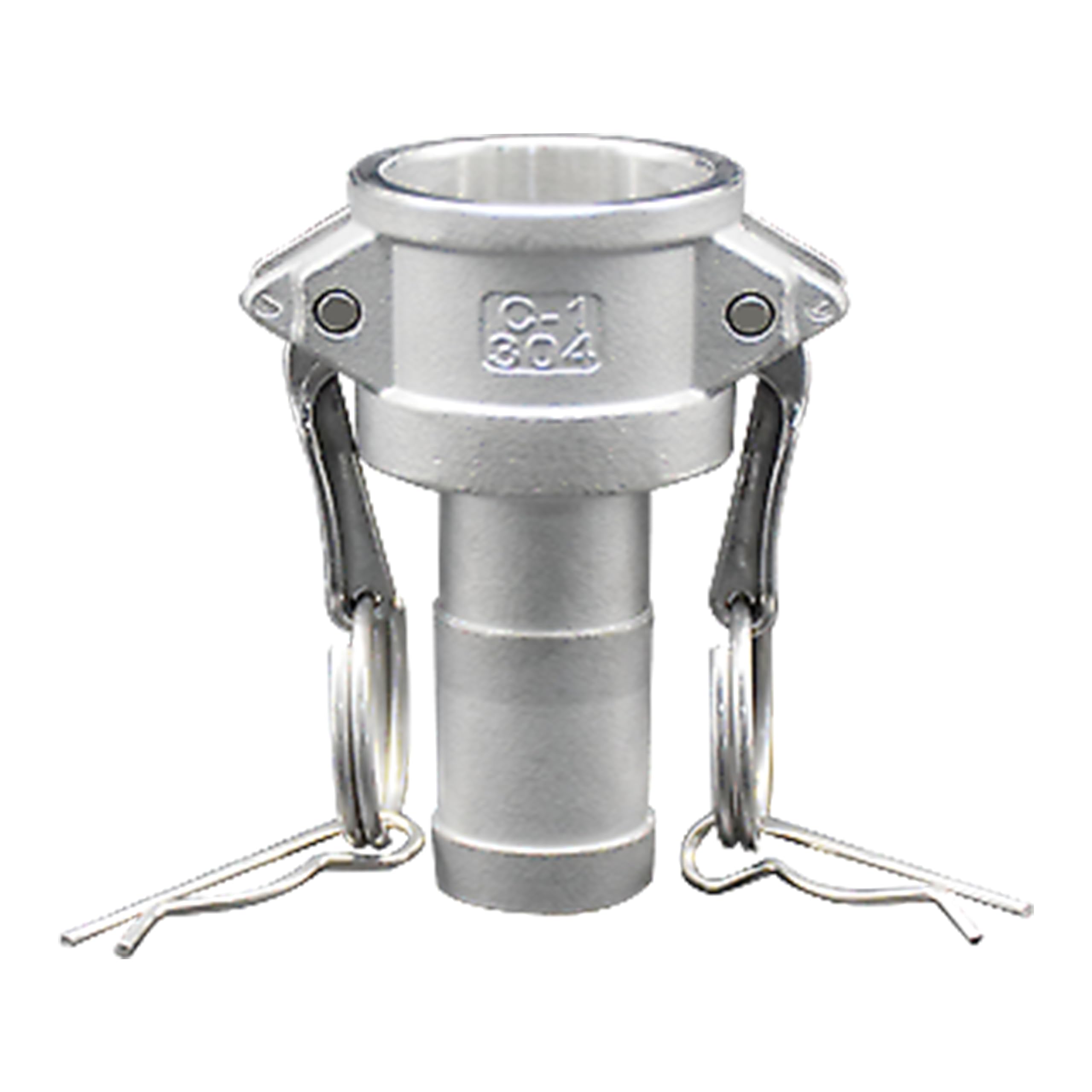 Stainless Steel SS316 Coupler Adapter Hose Tail Fitting DNA PACKAGING LTD (3/4" Hose Tail Coupler Type C)