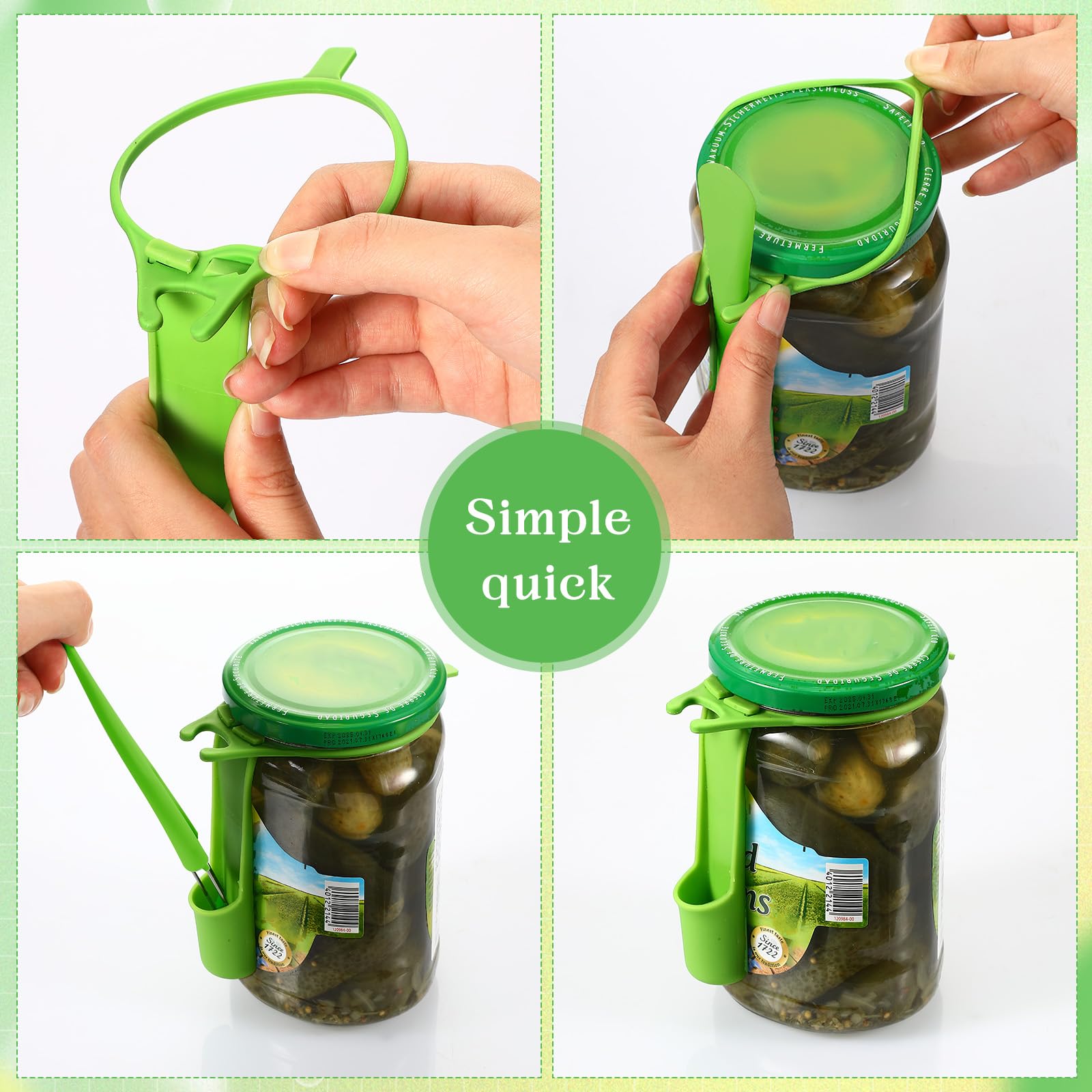 Pickle Fork Grabber - 4 Pack Stainless Steel -3 Pickle Fork Grabber - 4 Pack Stainless Steel -3