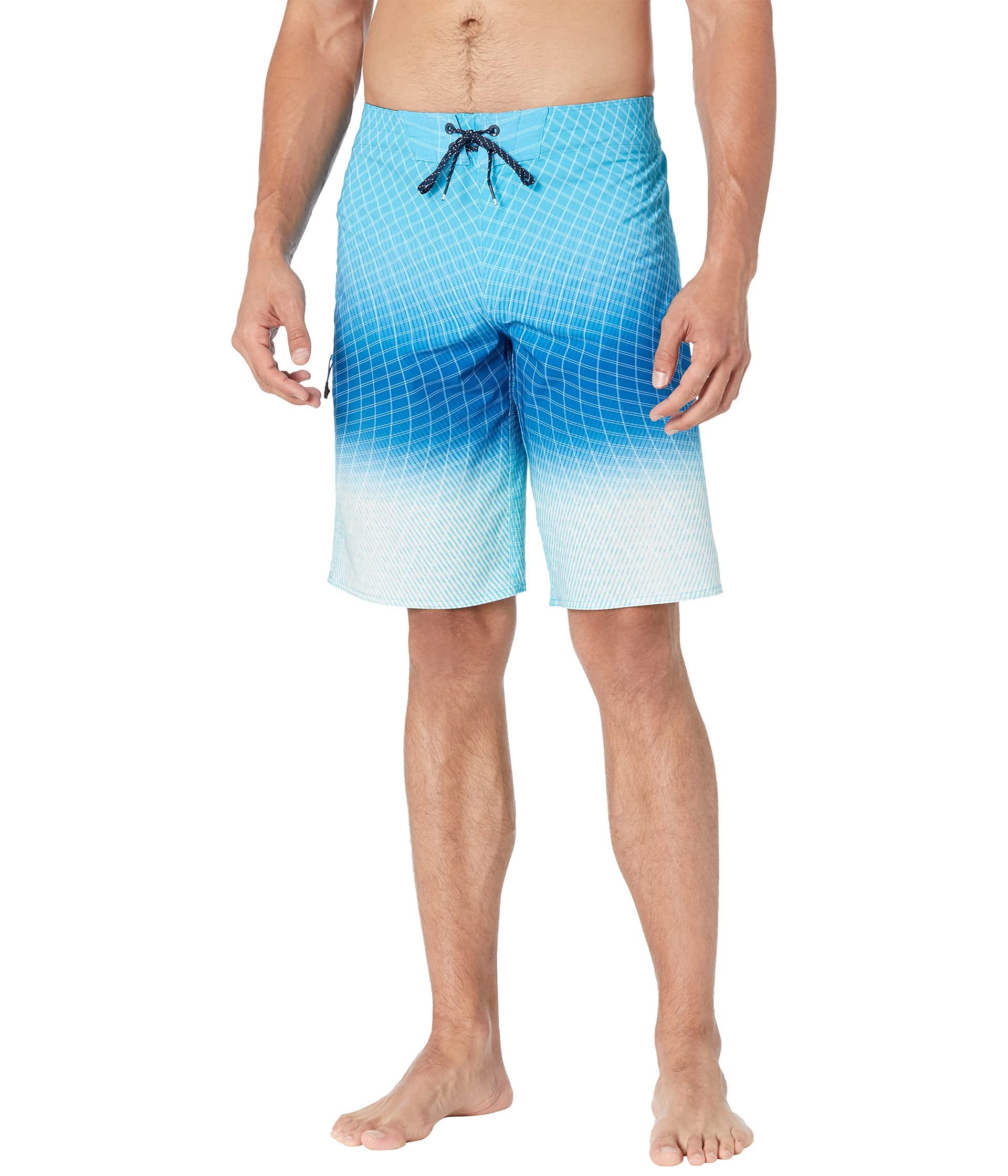 Billabong Men's Acid Blue Fluid Pro Boardshort, 4-Way Performance Stretch, 21 Inch Outseam, 34