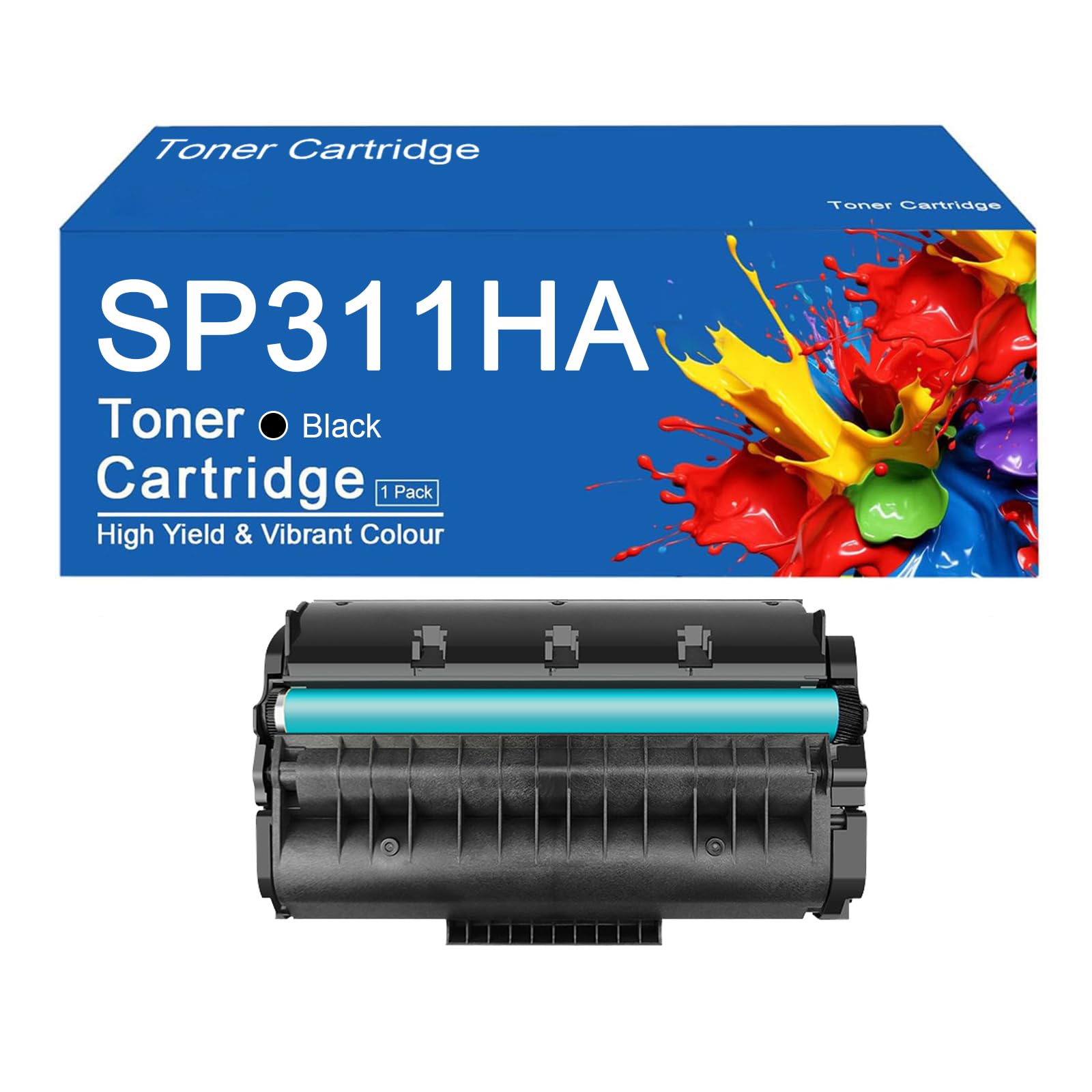 Cartuccia toner nera SP311HA 407245, facile da installare e utilizzare.