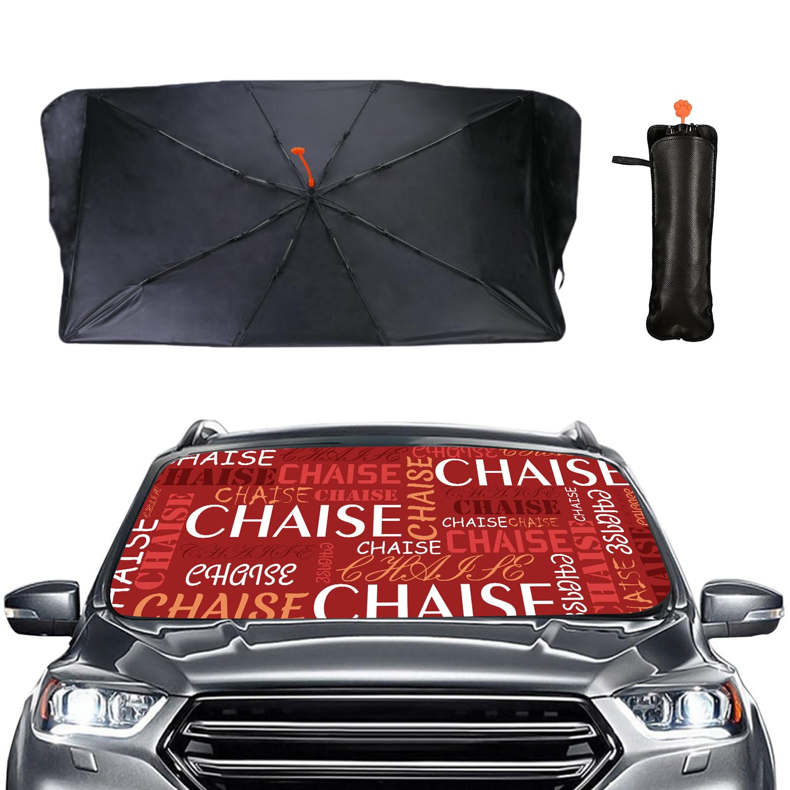 Parasol Personalizado para Parabrisas de Coche, Paraguas Personalizado con su Propio Logotipo de Foto, Texto Plegable, Personalizado, Parasol para Parabrisas Delantero