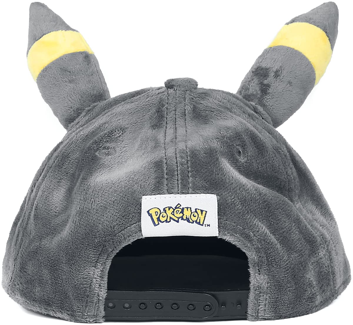 Pokemon Nachtara Plush Baseball Cap Black One Size, black, One Size