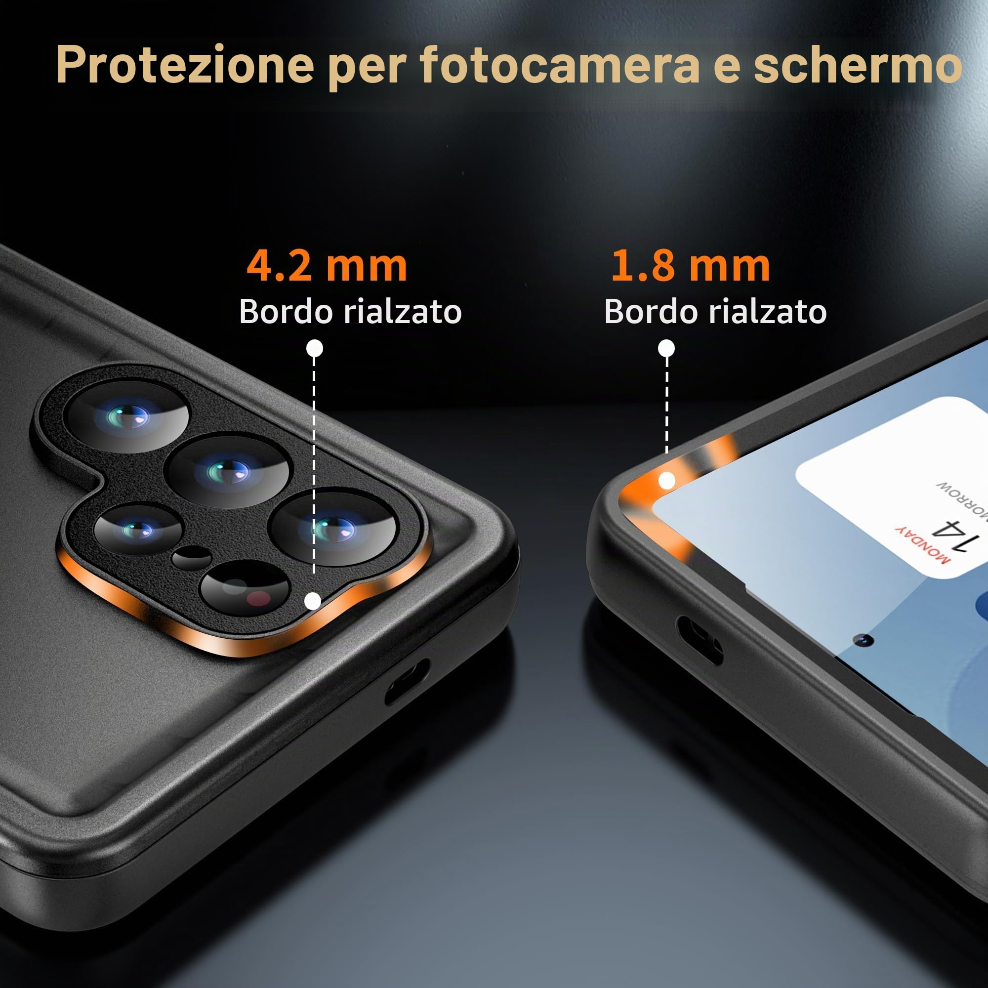 Cozycase Cover TOP Antiurto IP68 Impermeabile Per Samsung Galaxy S25 Ultra Militare Resistente 360 Completa Subacquea Antipolvere integrale Rigida Rugged Custodia S 25 Anti Urto Waterproof Doppia Case