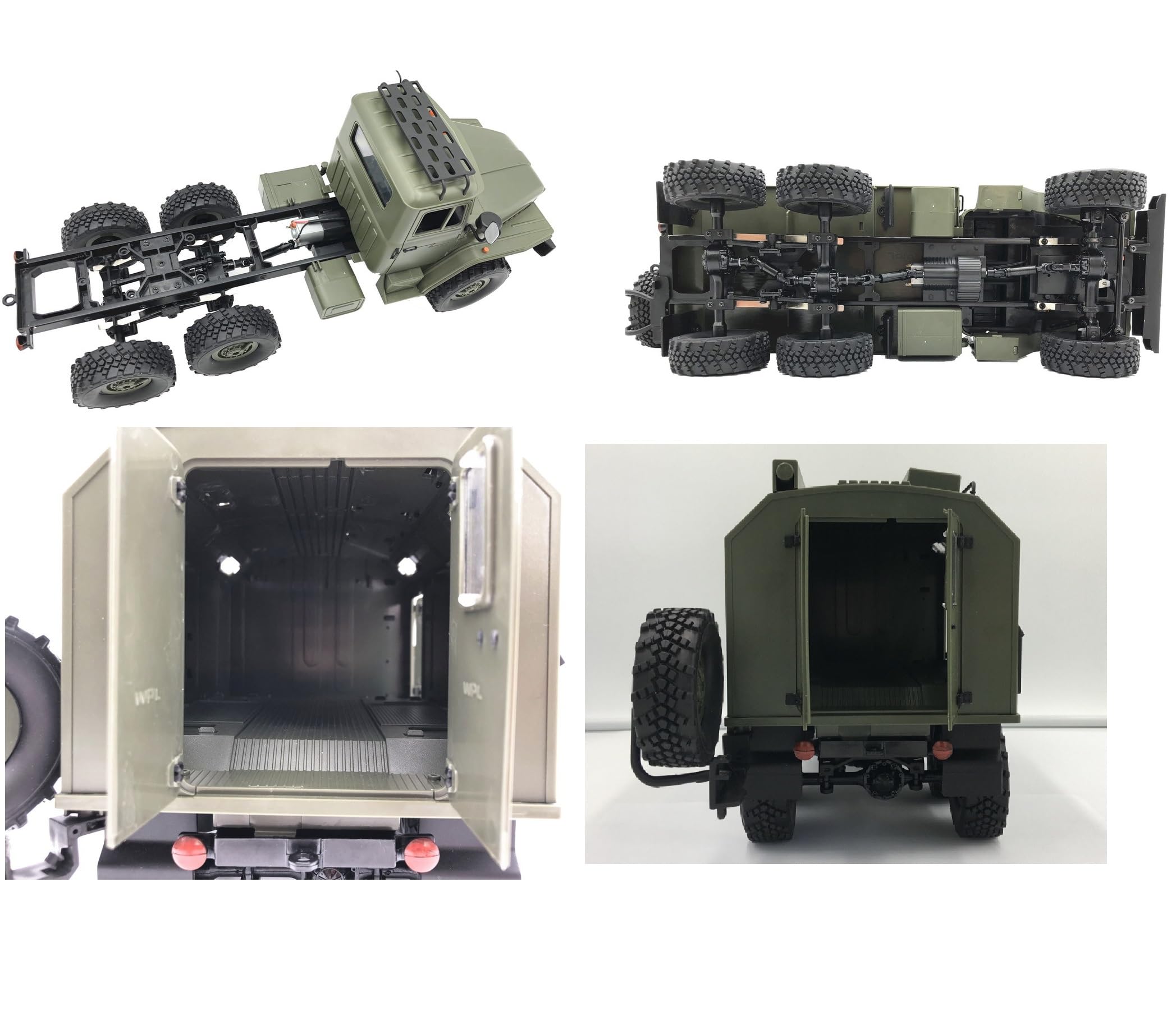 RTR RC LKW Militär Truck 2.4G B36 Ural 1:16 6WD Off-Road Fahrzeug Simulation Crawler Ferngesteuerter Lastwagen Militärlastwagen Kletterfunktion