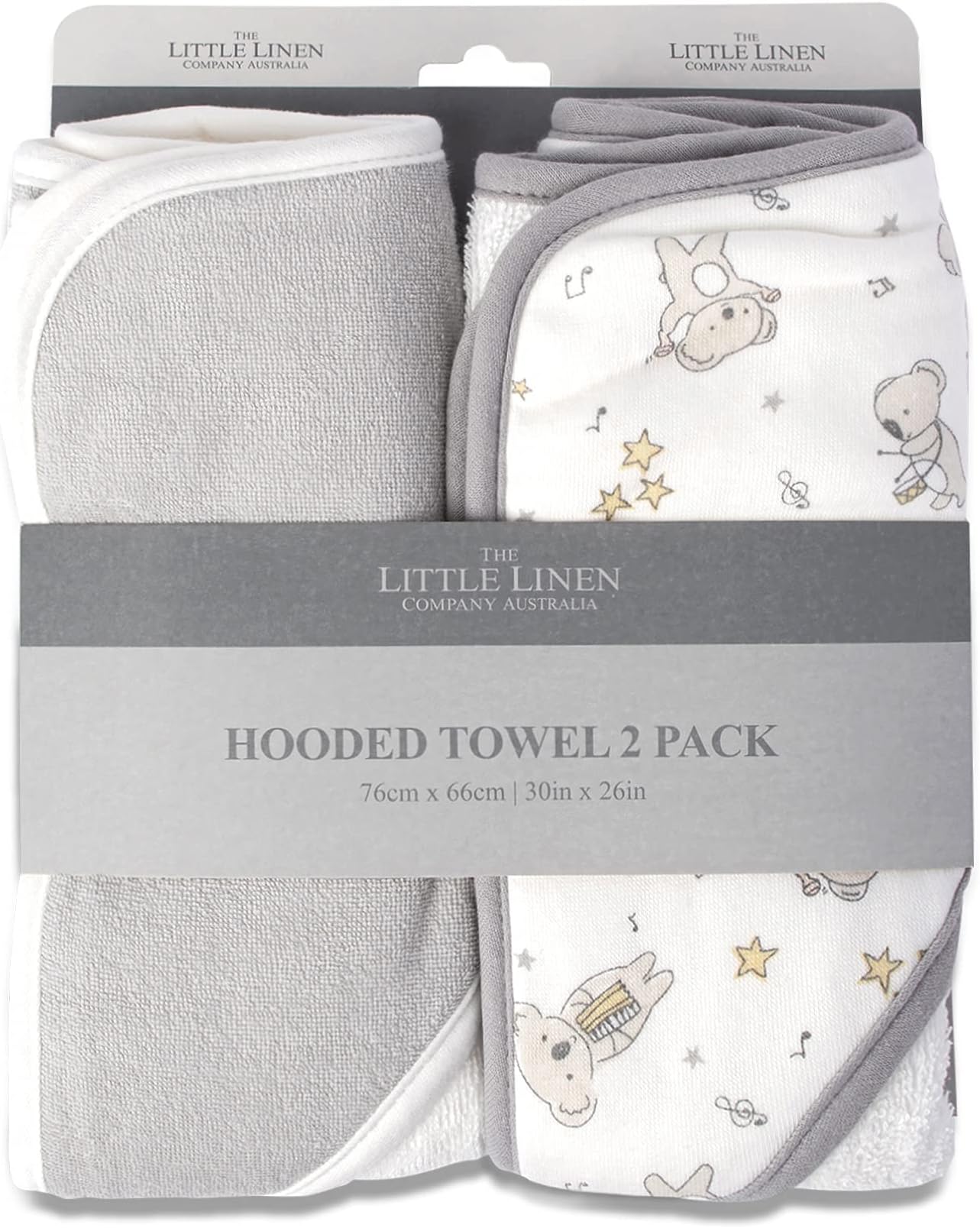 Spasilk Baby 23 Piece Bath Hooded Towels & Washcloths Set for Newborn