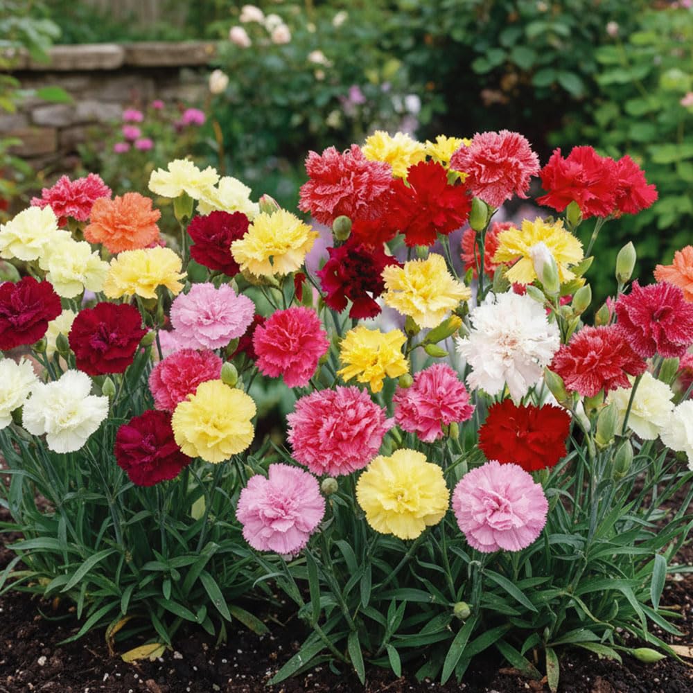 Carnation Choice Double Mix Seeds โ Classic Favourite for Cut Flowers โ Hardy Perennial โ for Your Beautiful Garden